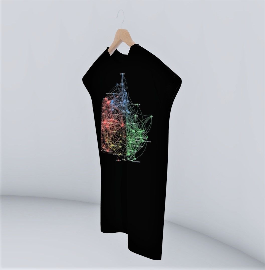 T Shirt constellation sleeveless t-shirt 3D model_3
