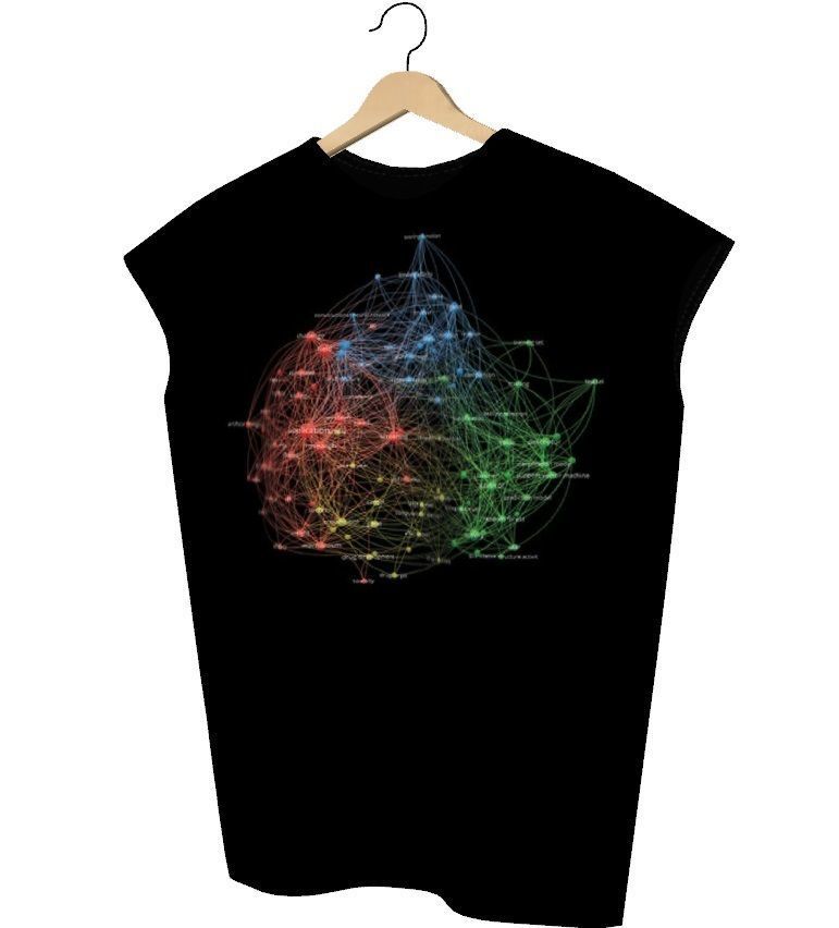 T Shirt constellation sleeveless t-shirt 3D model_8
