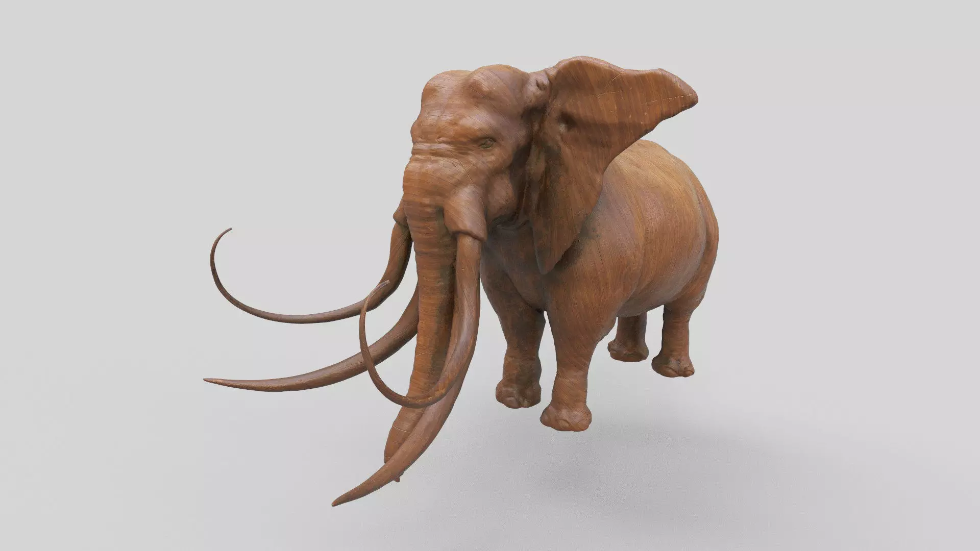 elephant mammoth creature  3D model_0