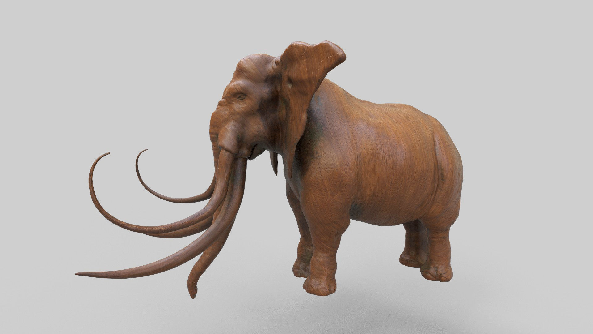 elephant mammoth creature  3D model_5