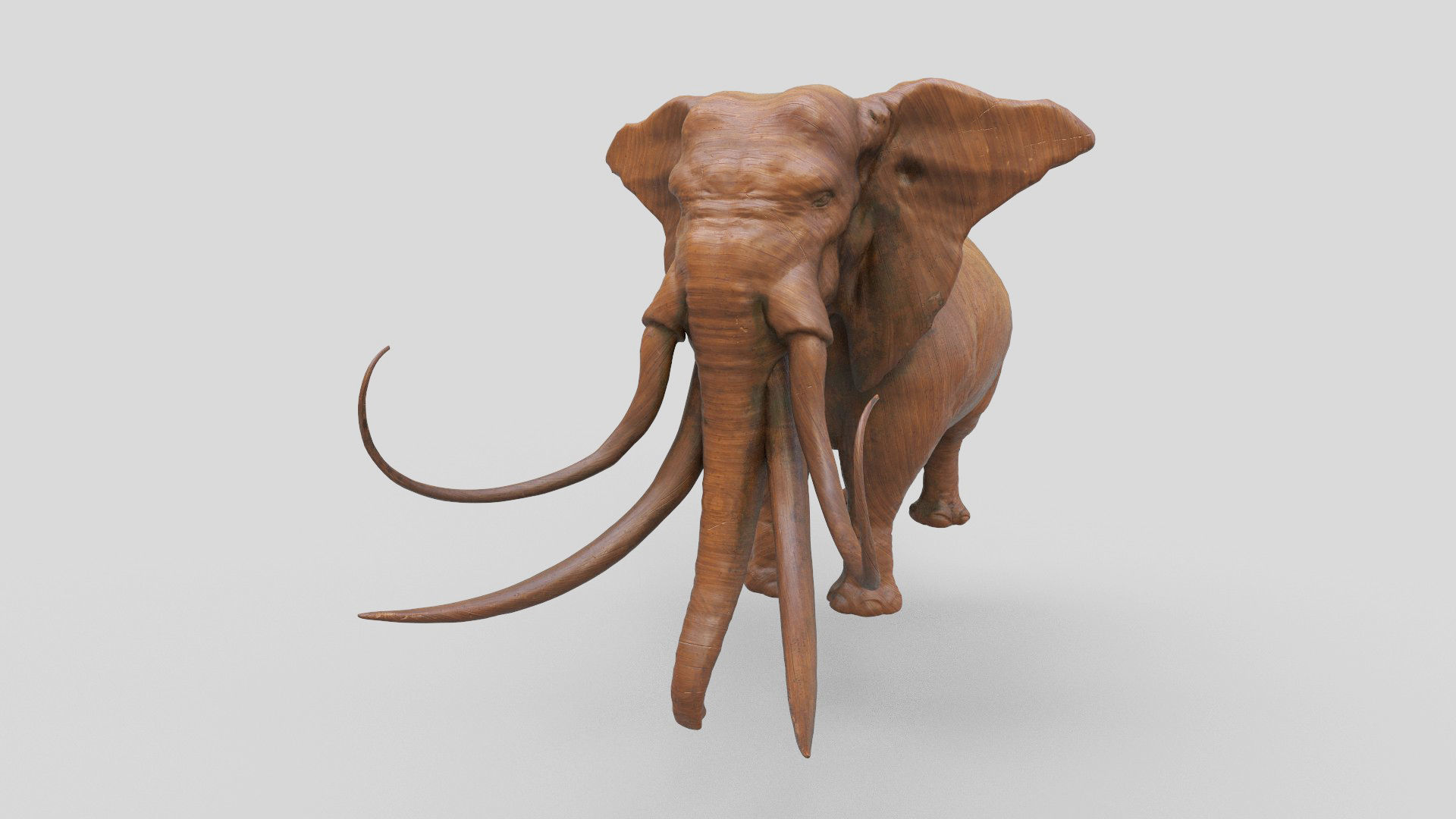 elephant mammoth creature  3D model_1