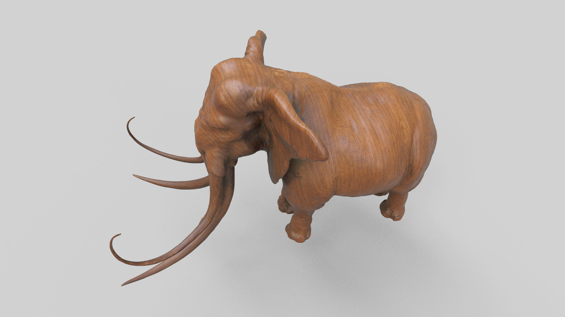 elephant mammoth creature  3D model_3