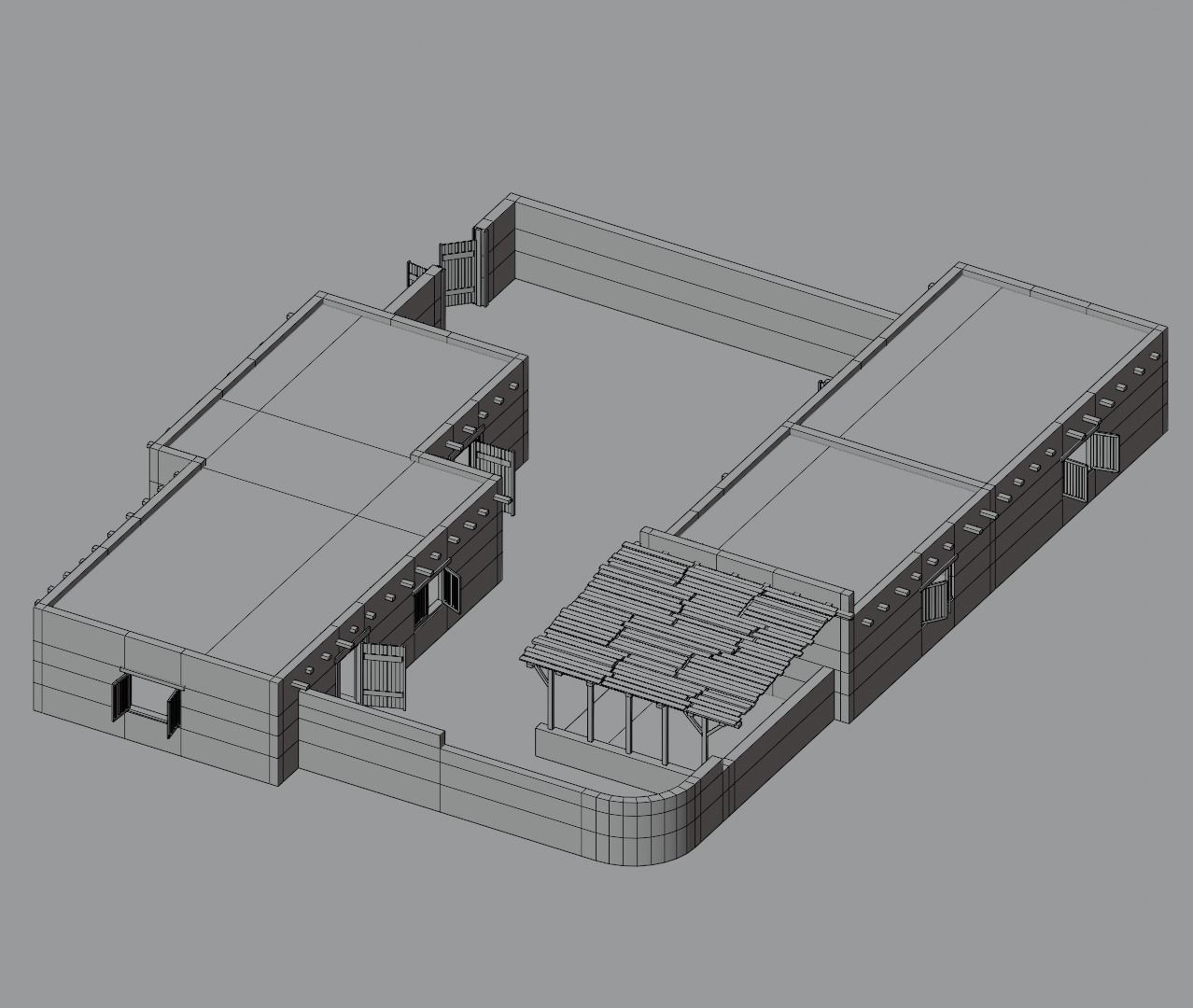 Ancient Desert House 7 3D model_8