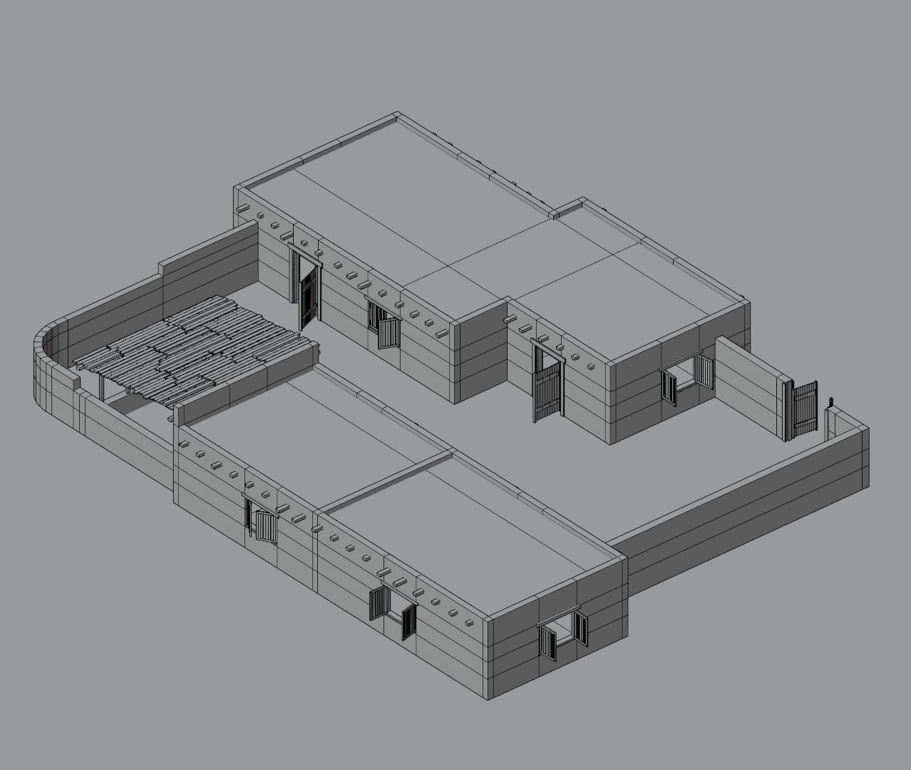 Ancient Desert House 7 3D model_14