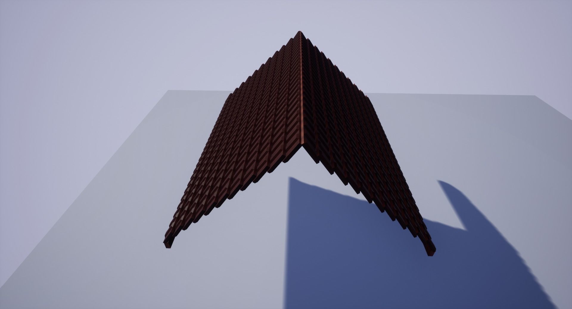 brick roof Free low-poly 3D model_1