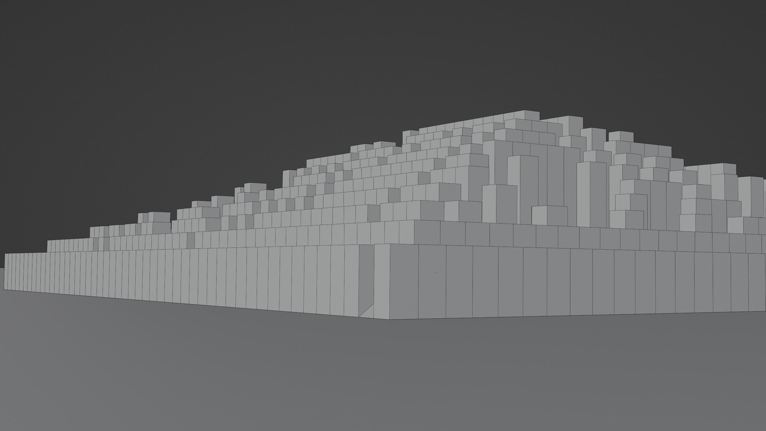 Pyramid Maze Low Poly Low-poly 3D model_7