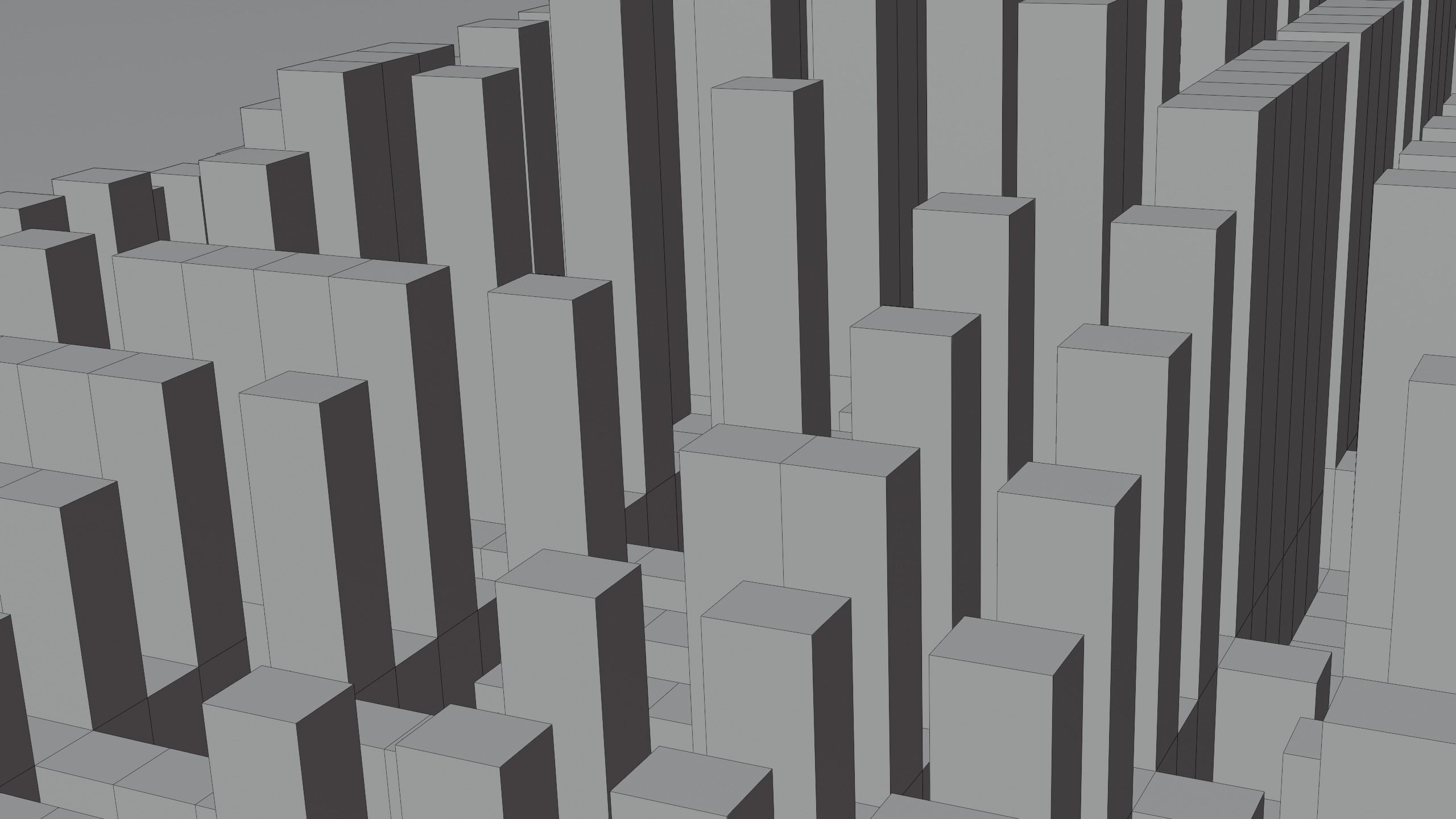 Pyramid Maze Low Poly Low-poly 3D model_6