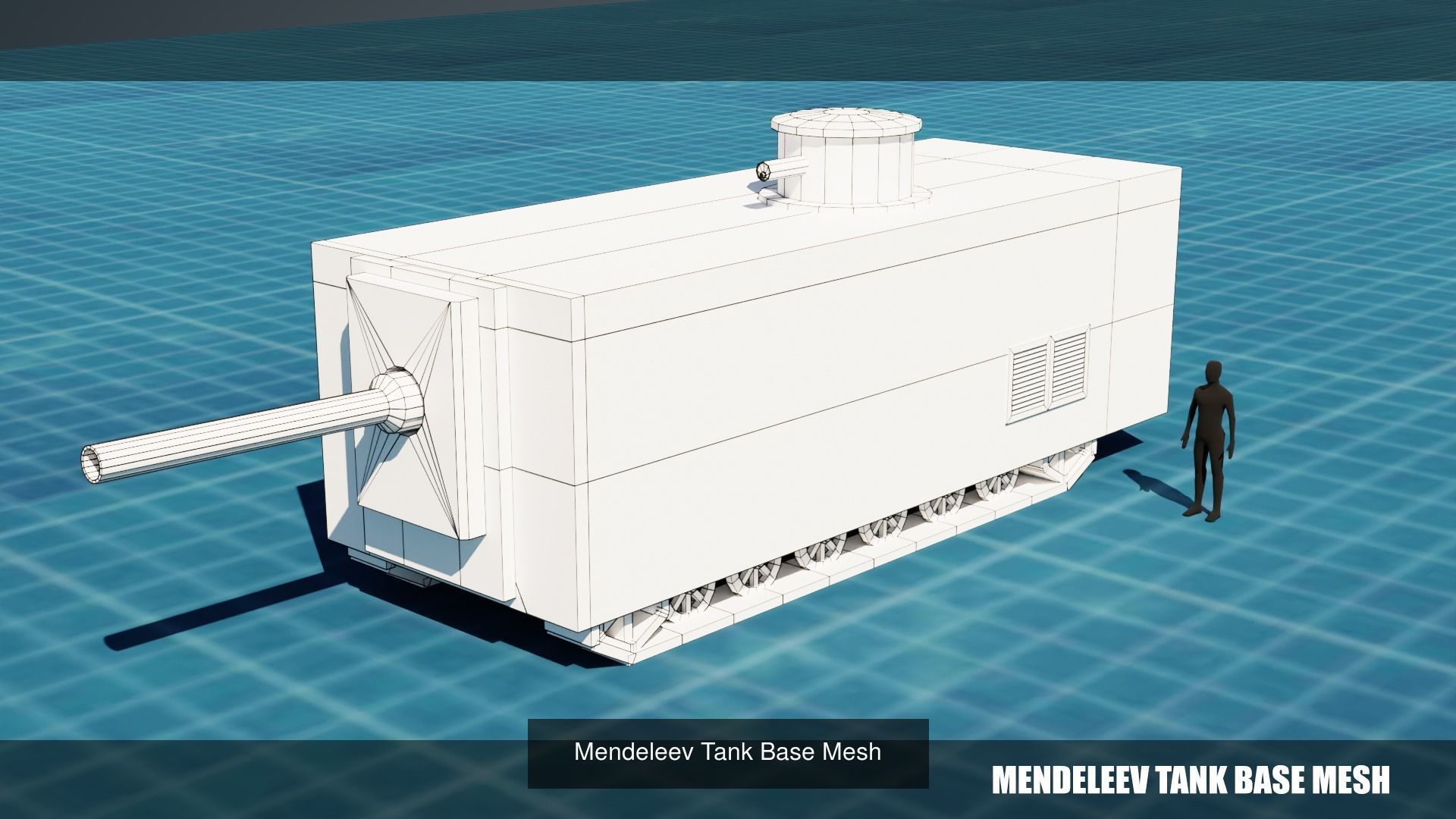 20 TANKS BASE MESHES VOL 2 3D Model Collection_8