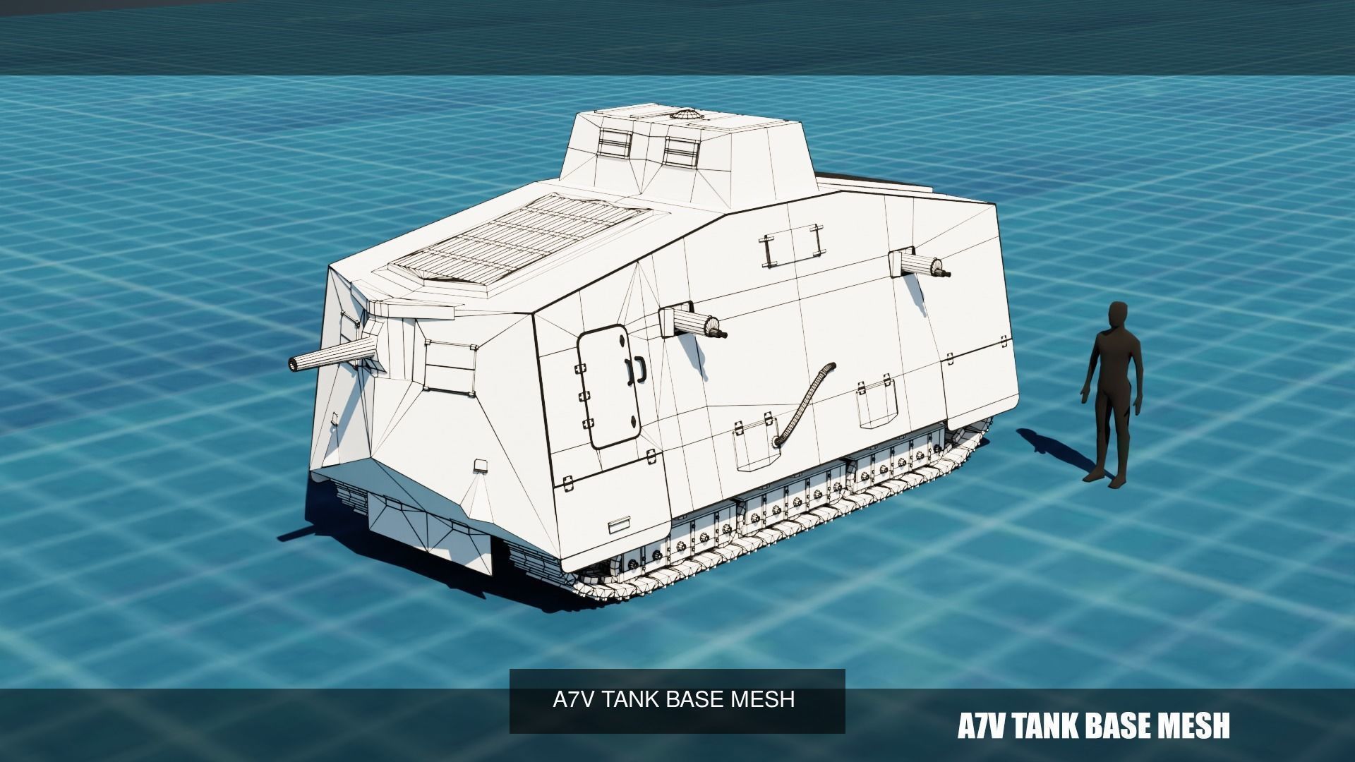 20 TANKS BASE MESHES VOL 2 3D Model Collection_6