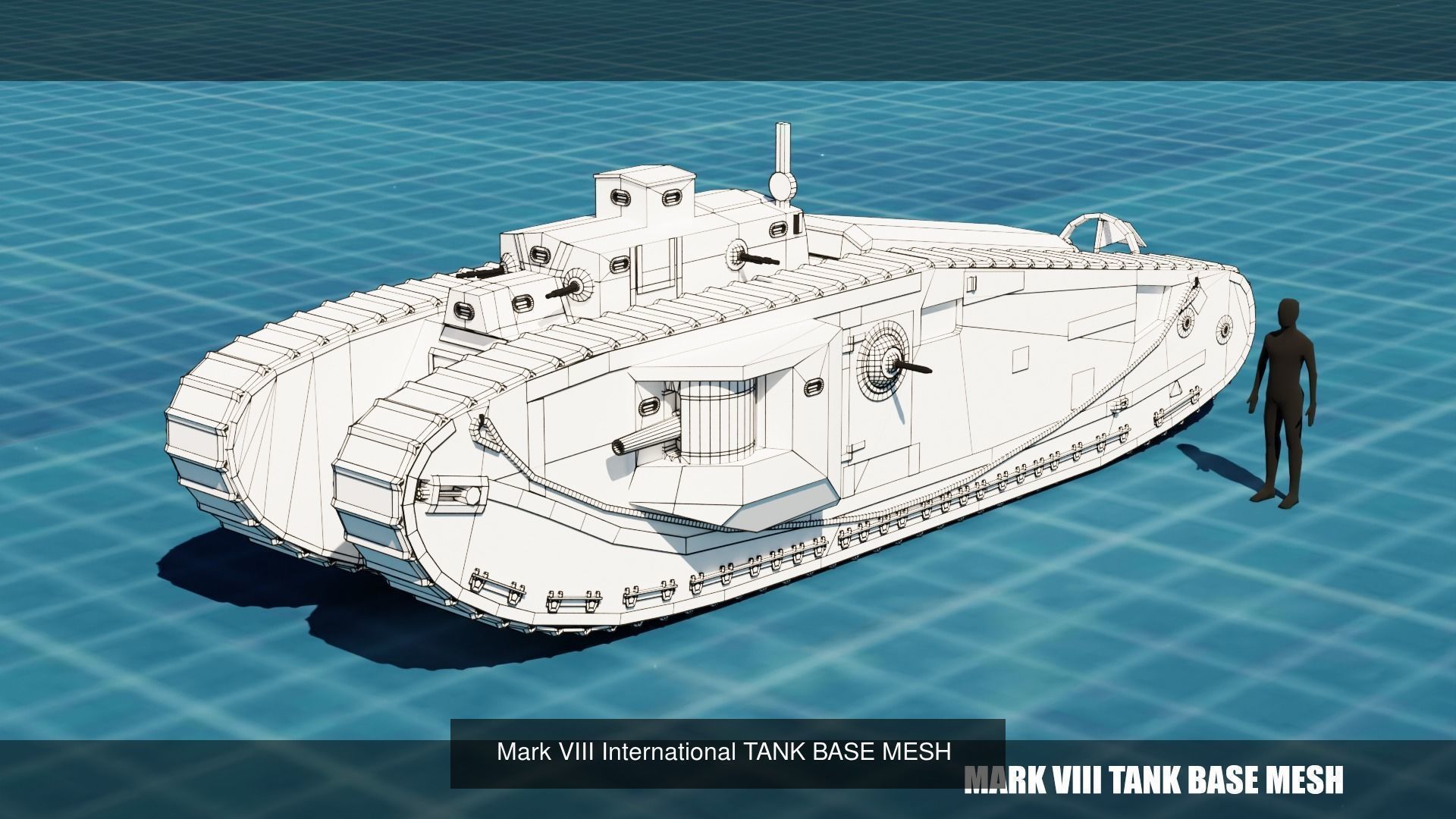 20 TANKS BASE MESHES VOL 2 3D Model Collection_10