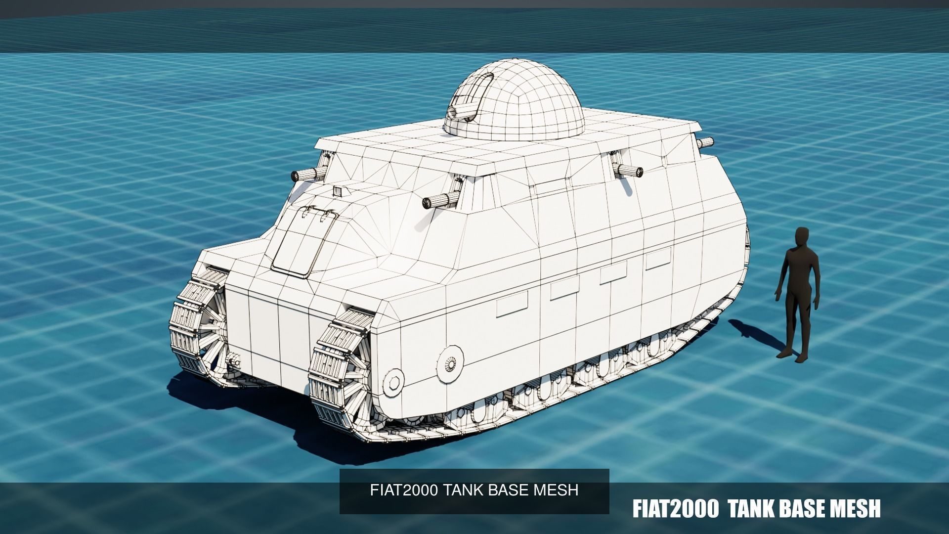 20 TANKS BASE MESHES VOL 2 3D Model Collection_7