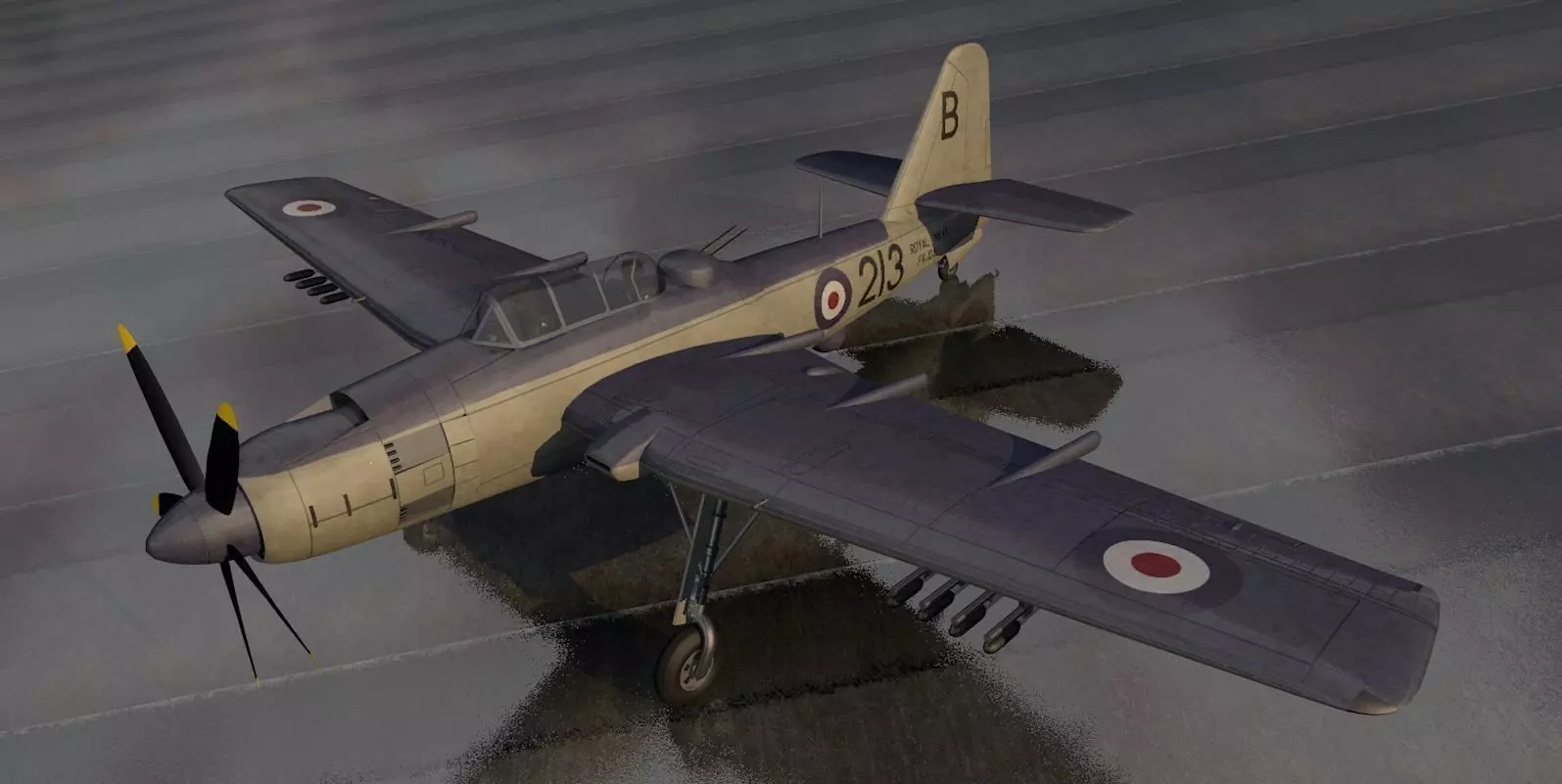Fairey Spearfish Mk-1 3D model