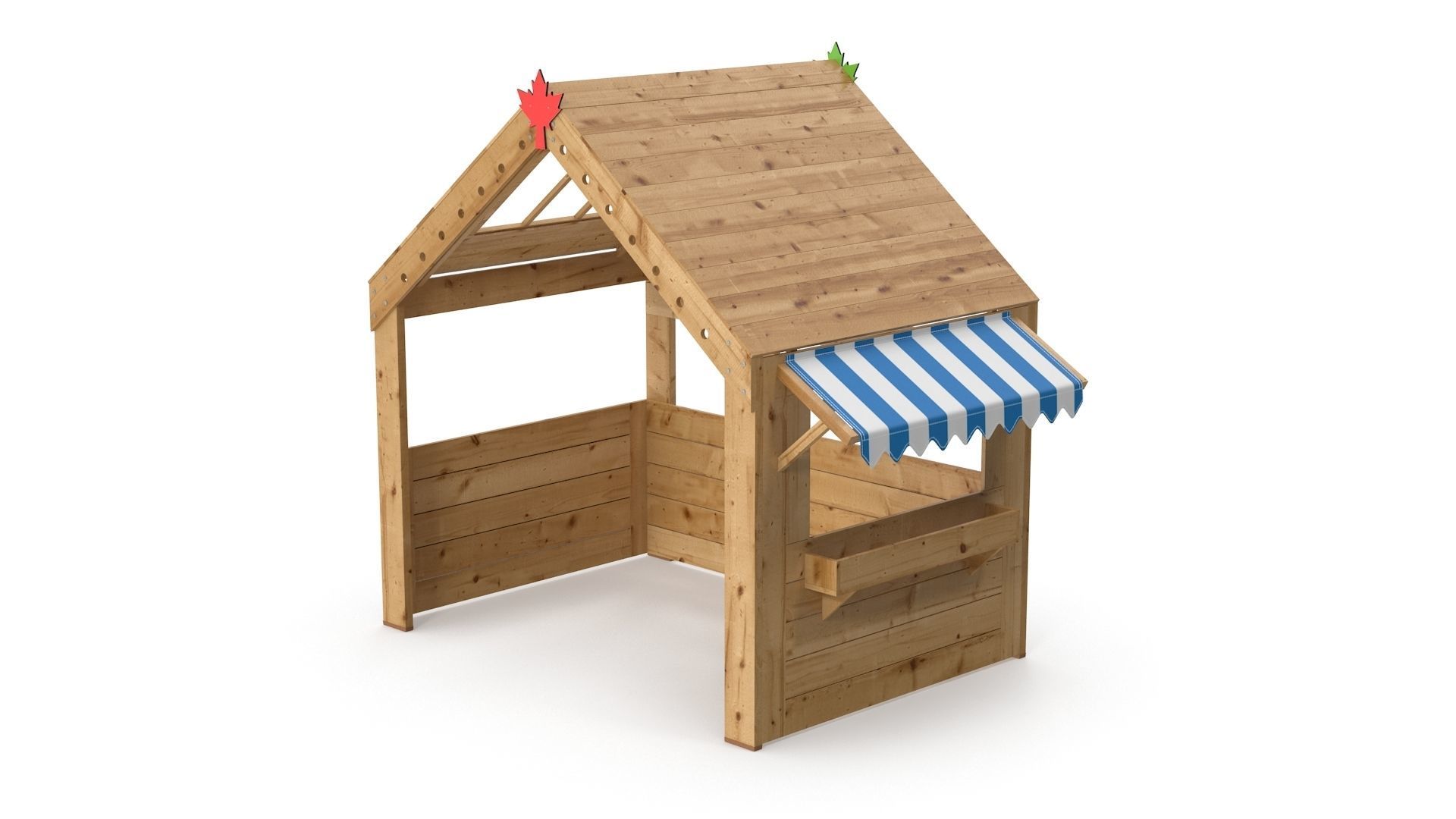 Play House Low-poly 3D model_2