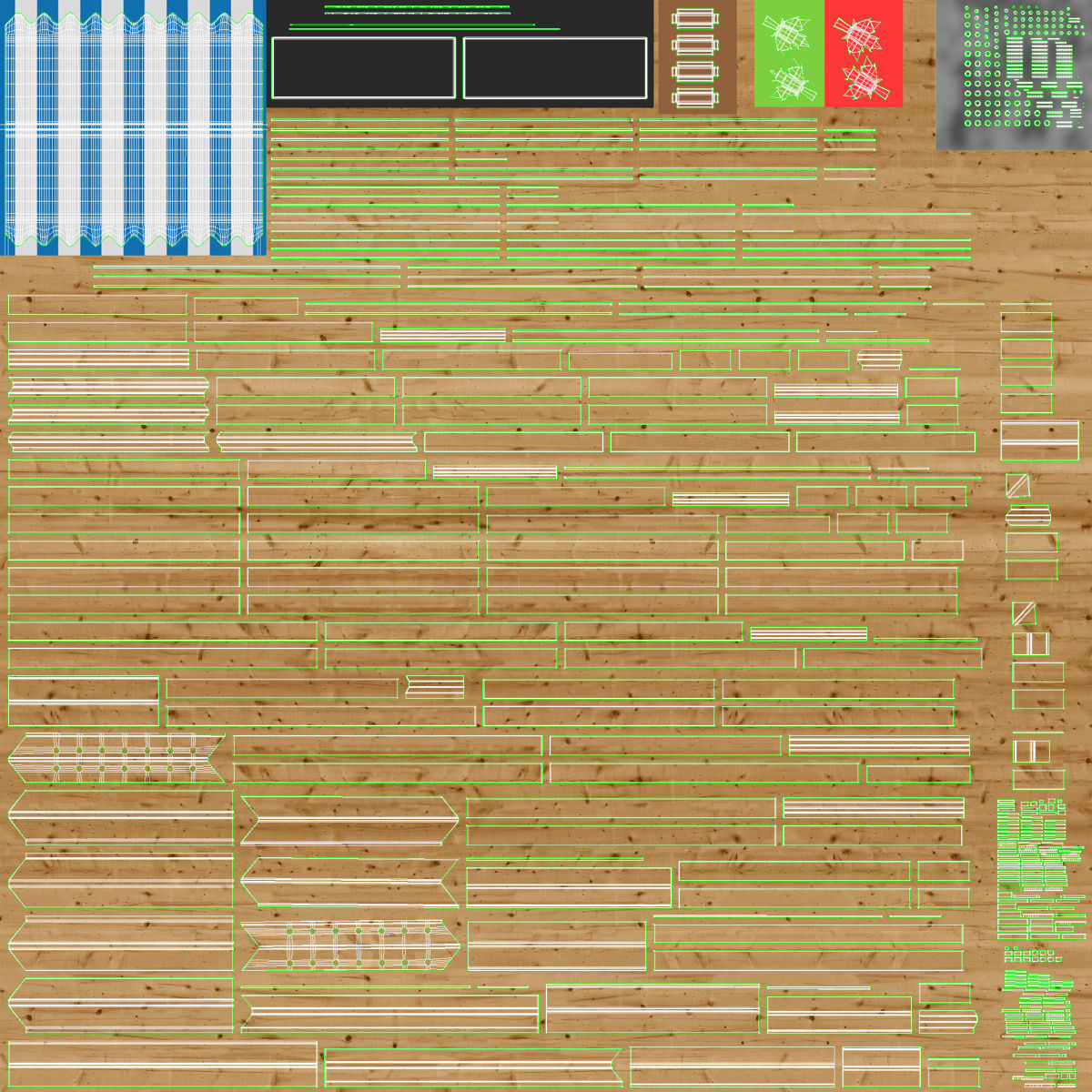 Play House Low-poly 3D model_8