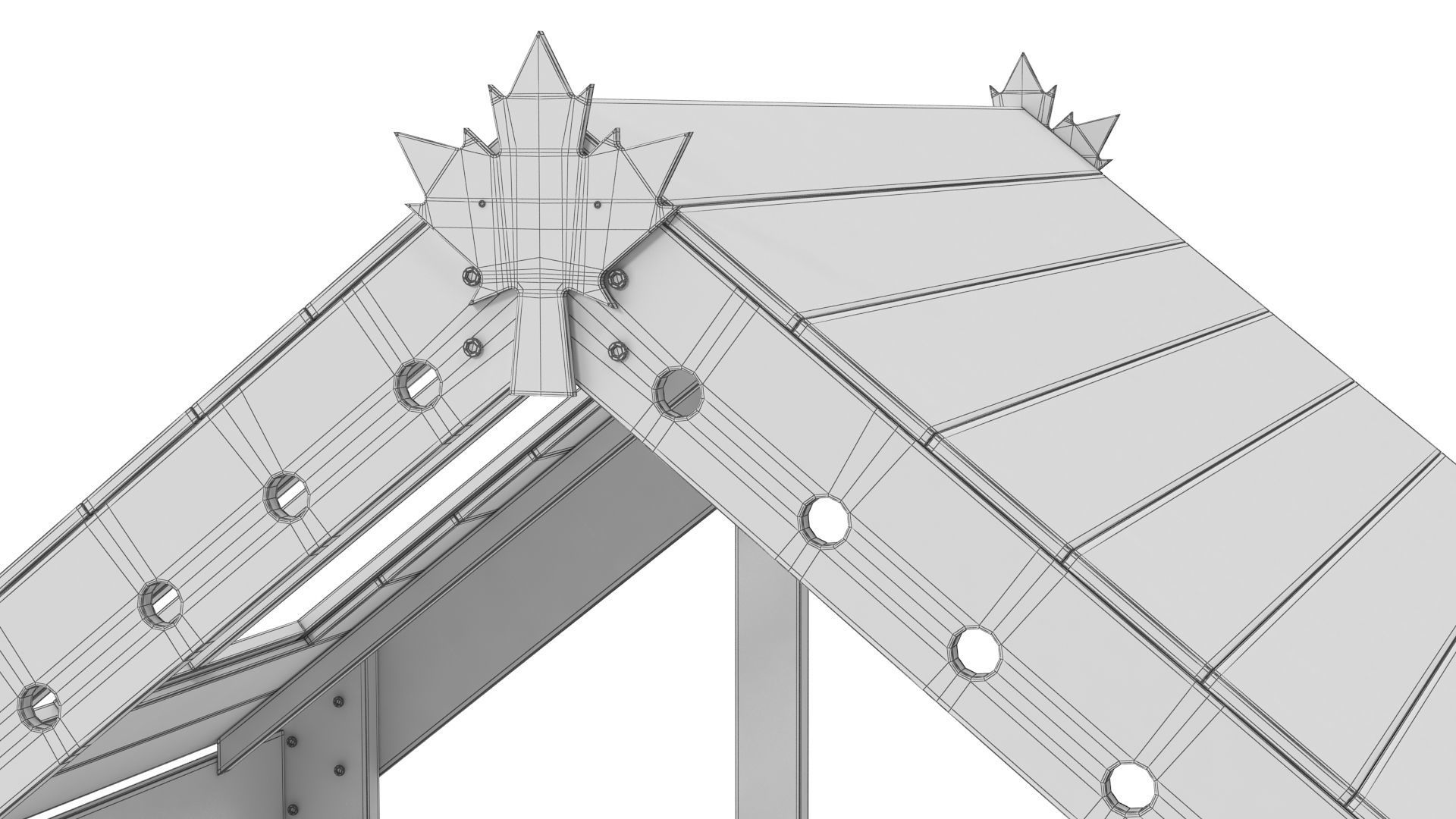 Play House Low-poly 3D model_7