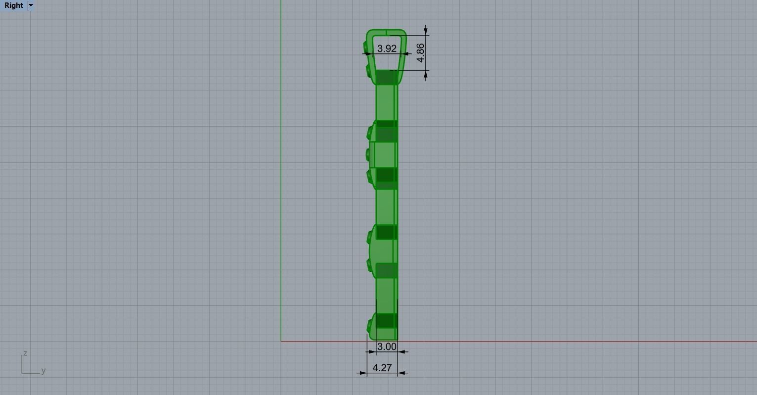 Pendant Cross with Diamonds N19 3D print model_5