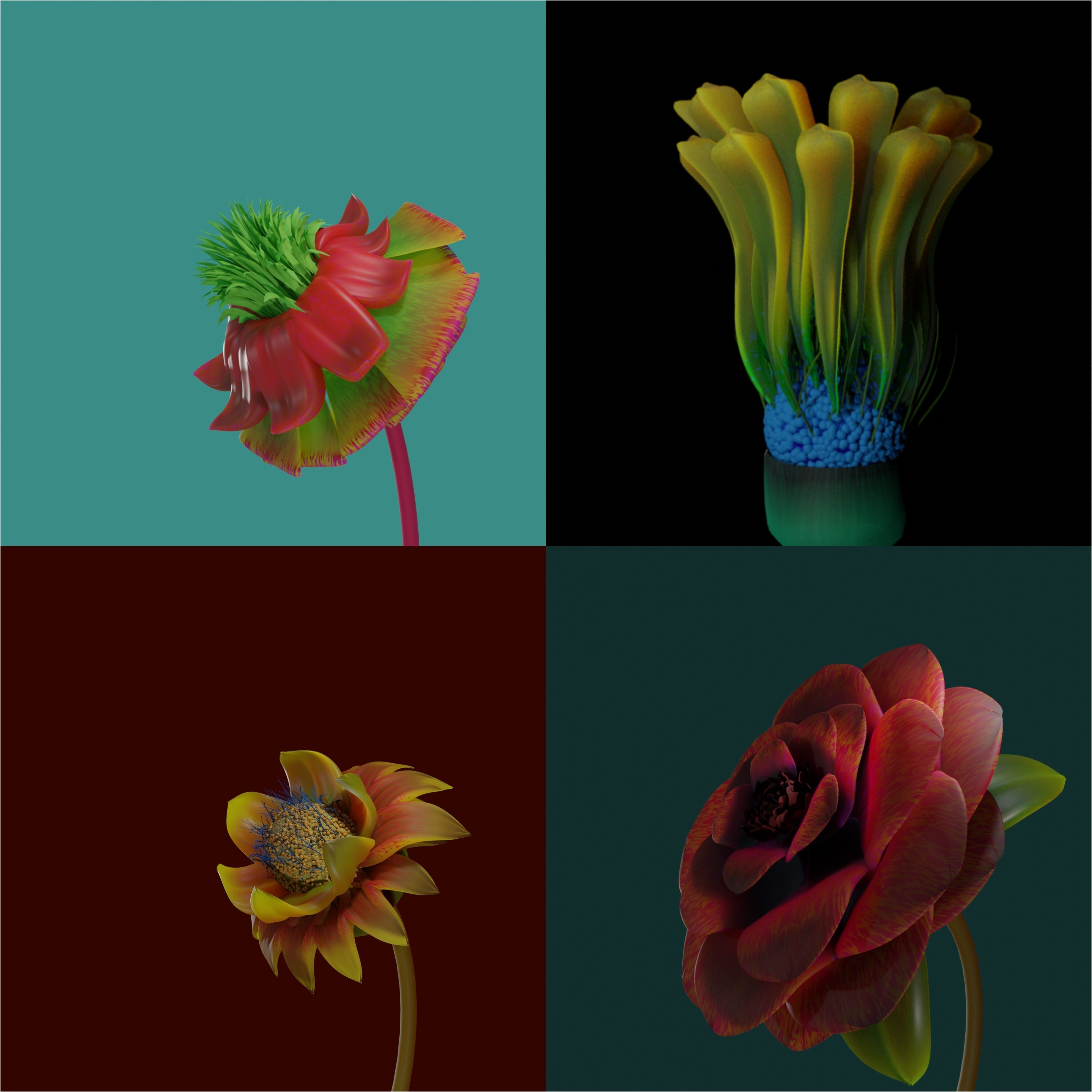 FLOWER CREATOR  3D model_3