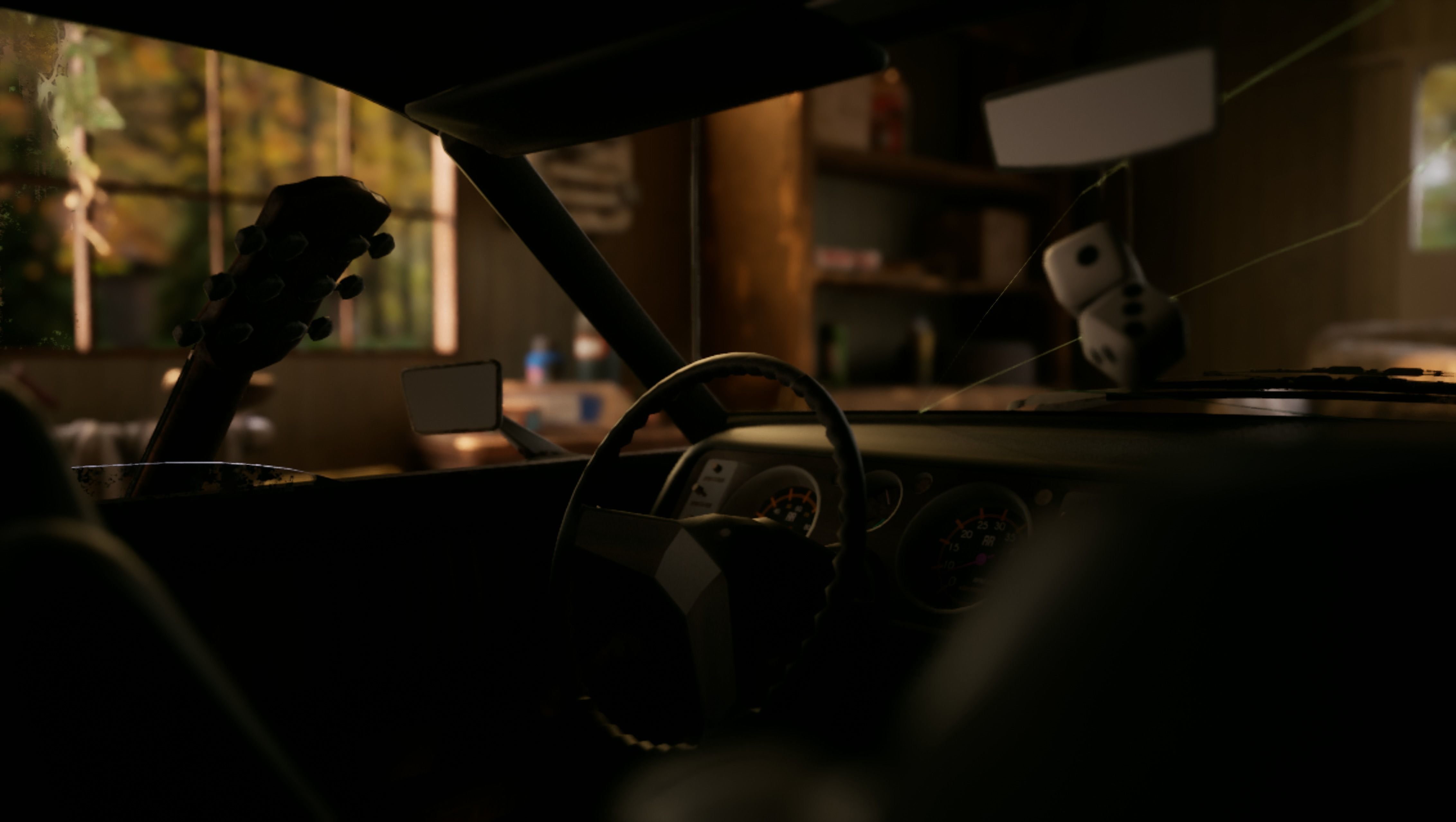 Abandoned car garage  UE5 Low-poly 3D model_2