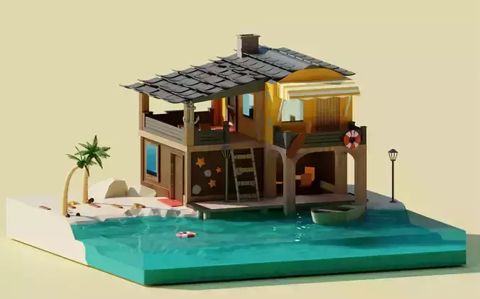 House on the beach