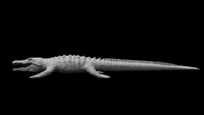 crocodile 3d model alligator
