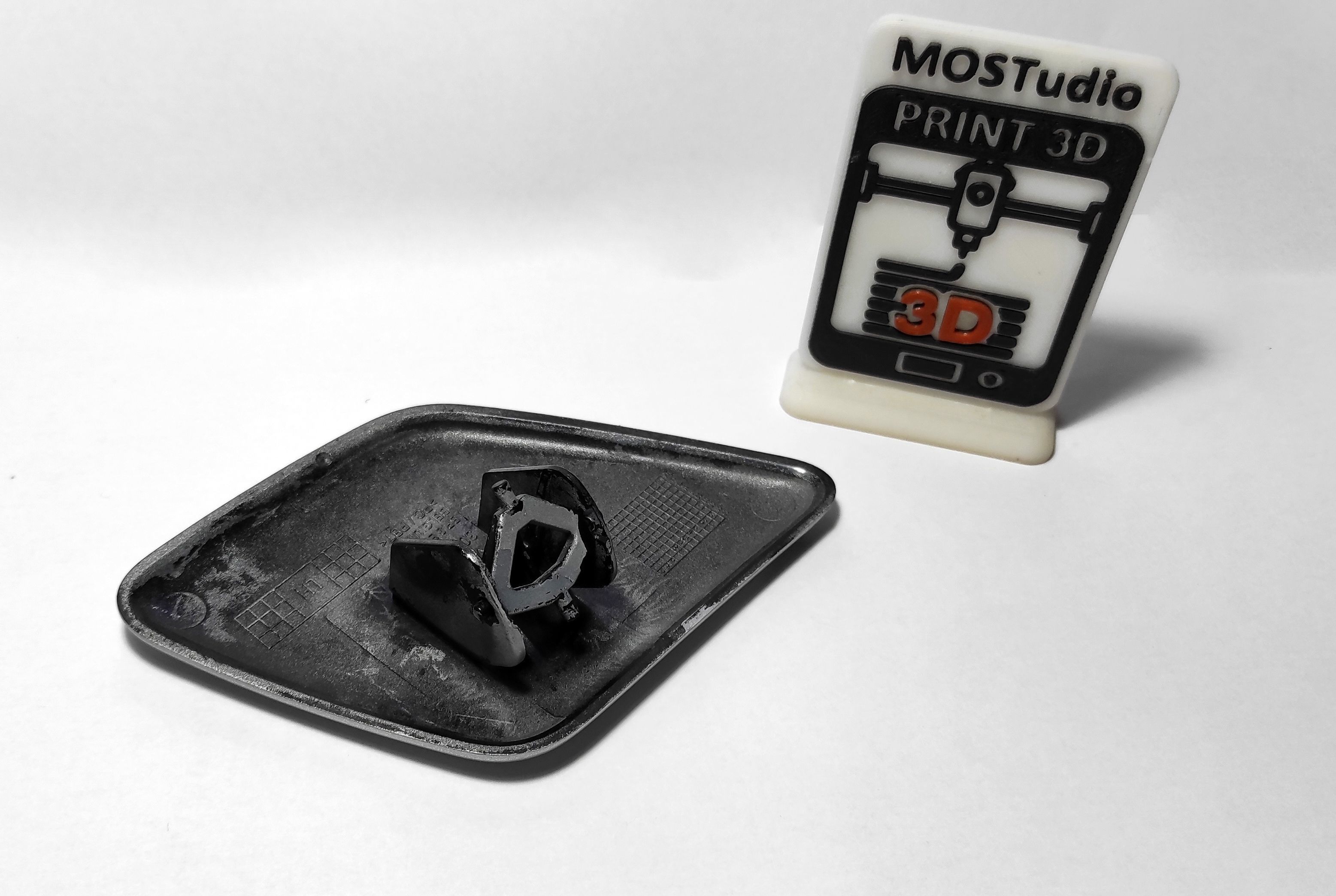 Headlight washer cover for VOLVO XC 30678957-LH 3D print model_9