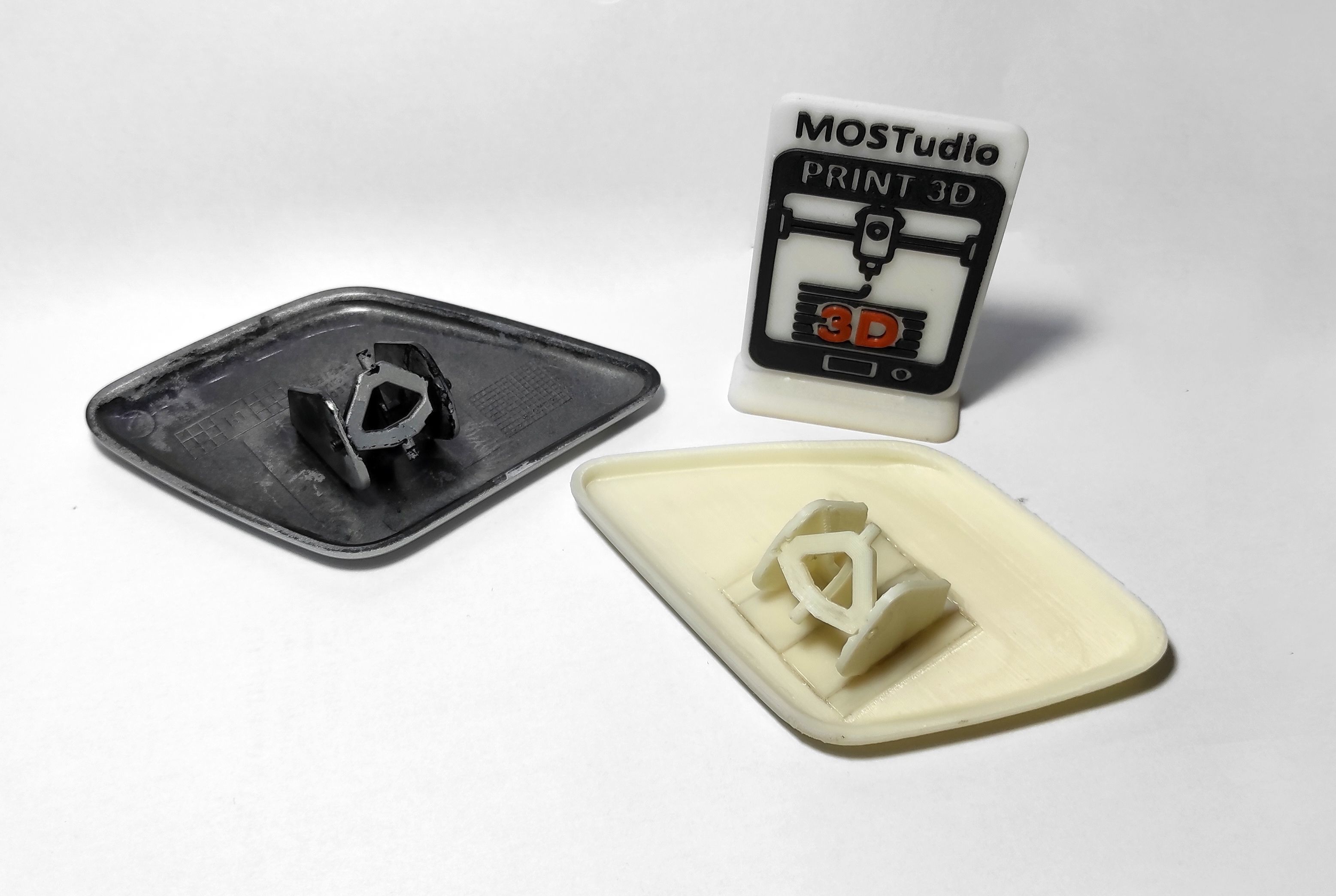 Headlight washer cover for VOLVO XC 30678957-LH 3D print model_7