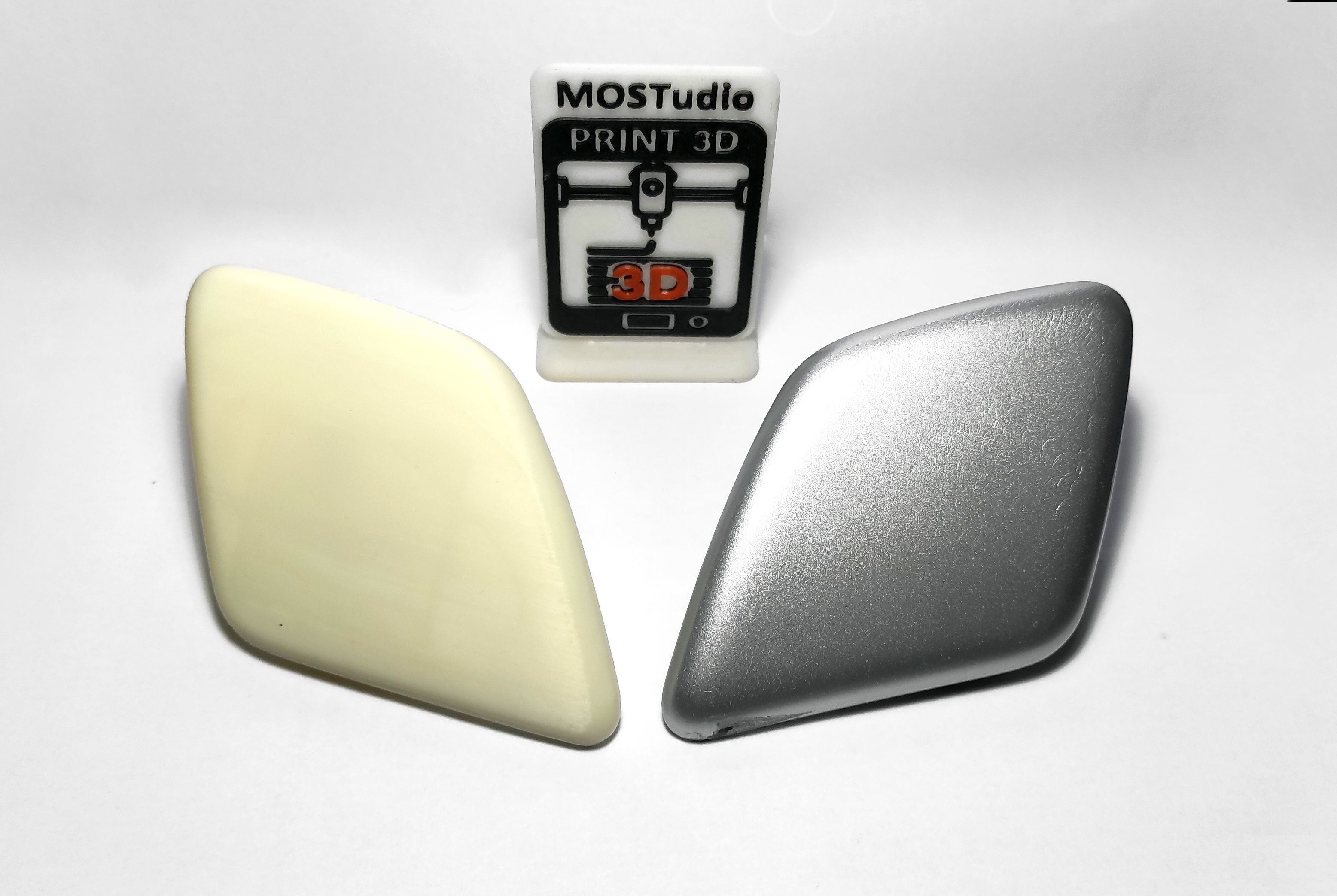 Headlight washer cover for VOLVO XC 30678957-LH 3D print model_5