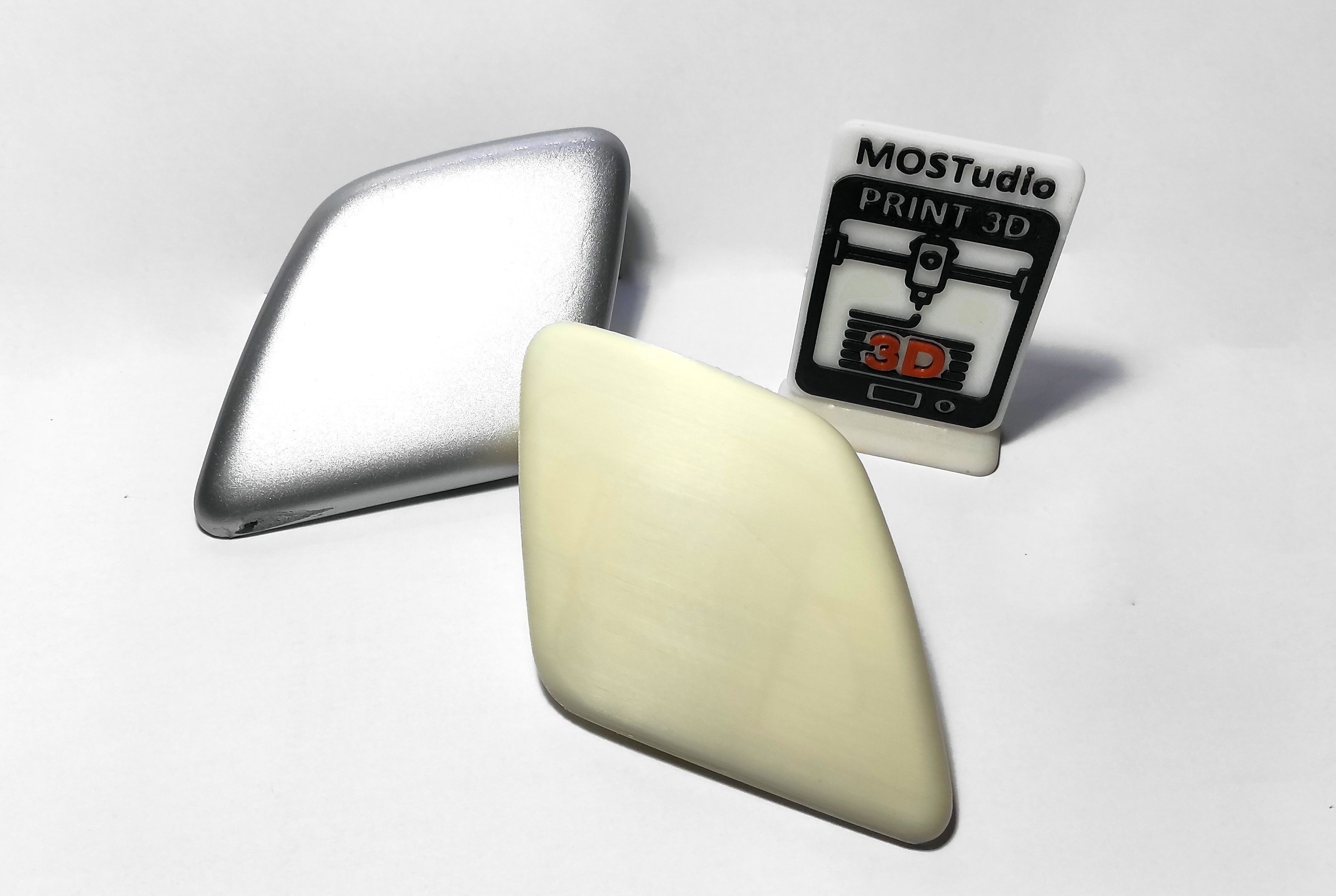 Headlight washer cover for VOLVO XC 30678957-LH 3D print model_6