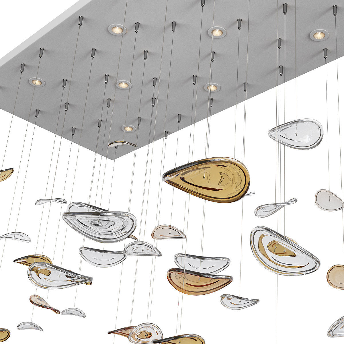 Chandelier drop 3D model_1