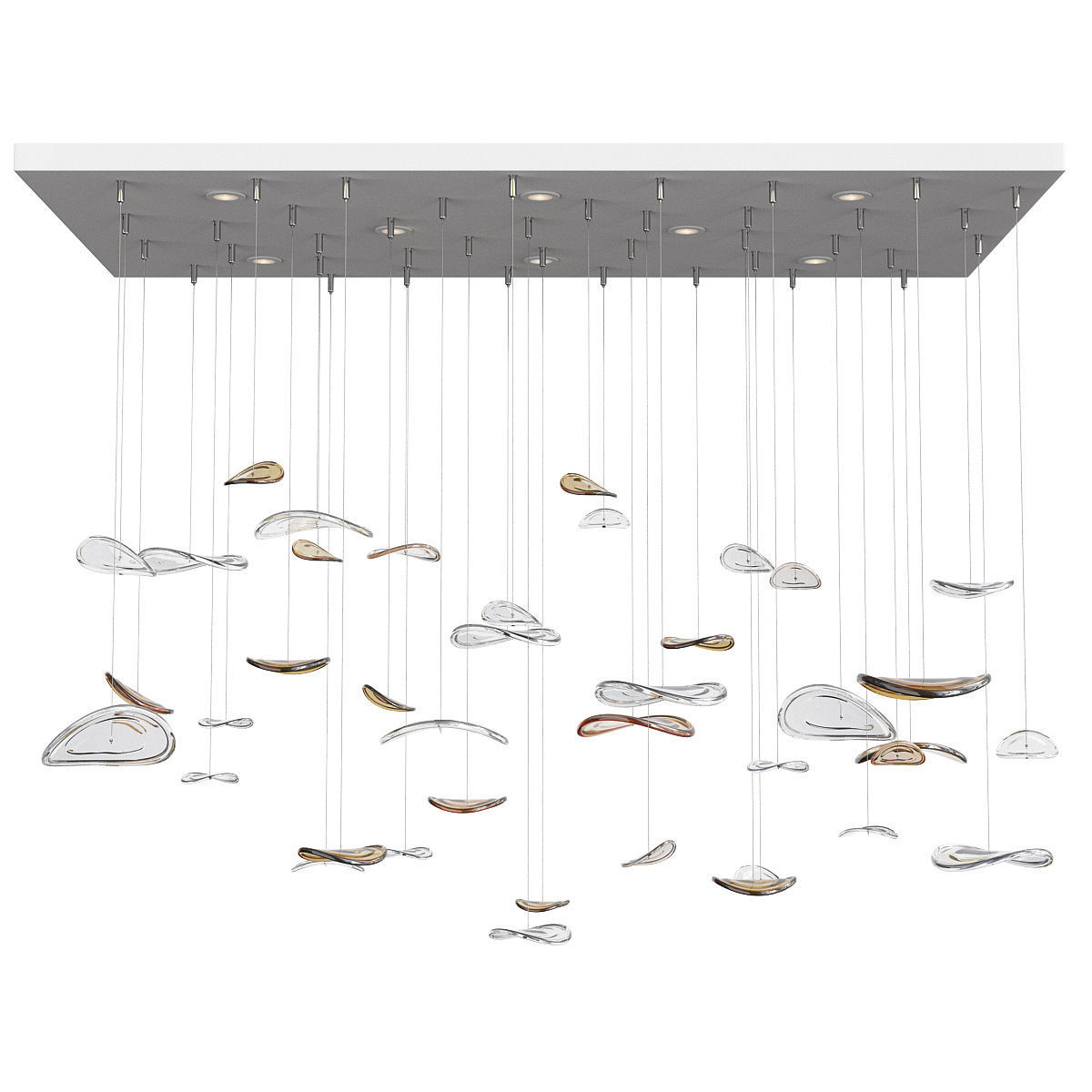 Chandelier drop 3D model_3