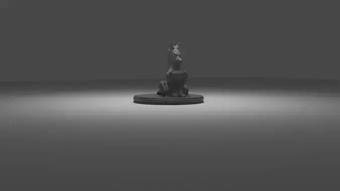 Wolf Model for 3D printing