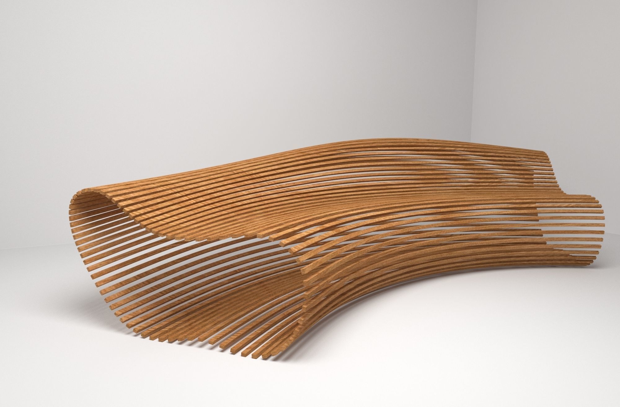 0003 - Bench Parametric 3D model_5