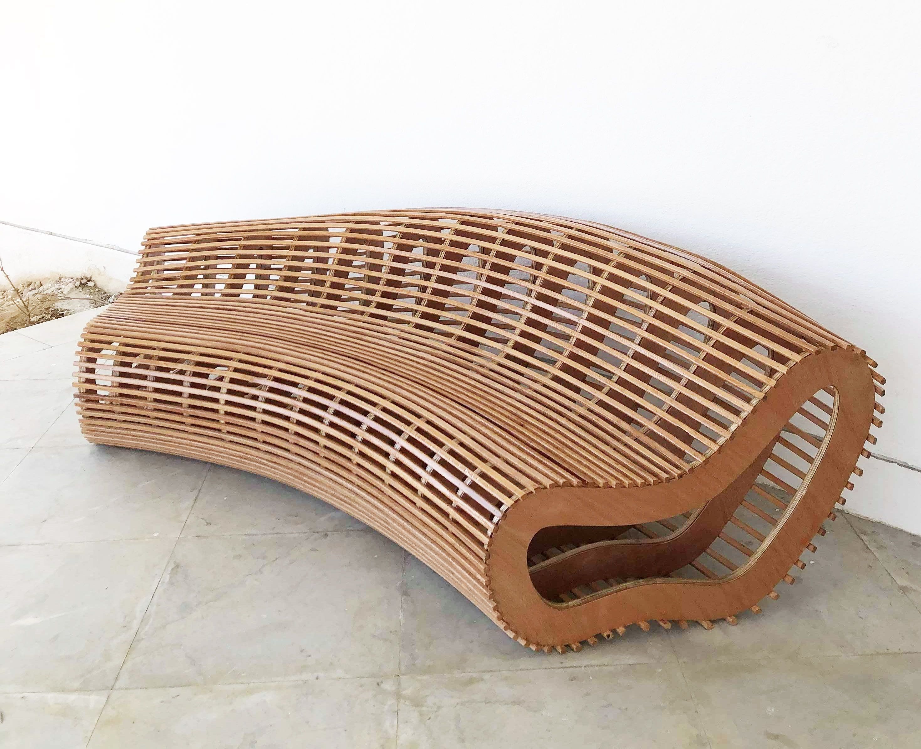 0003 - Bench Parametric 3D model_10