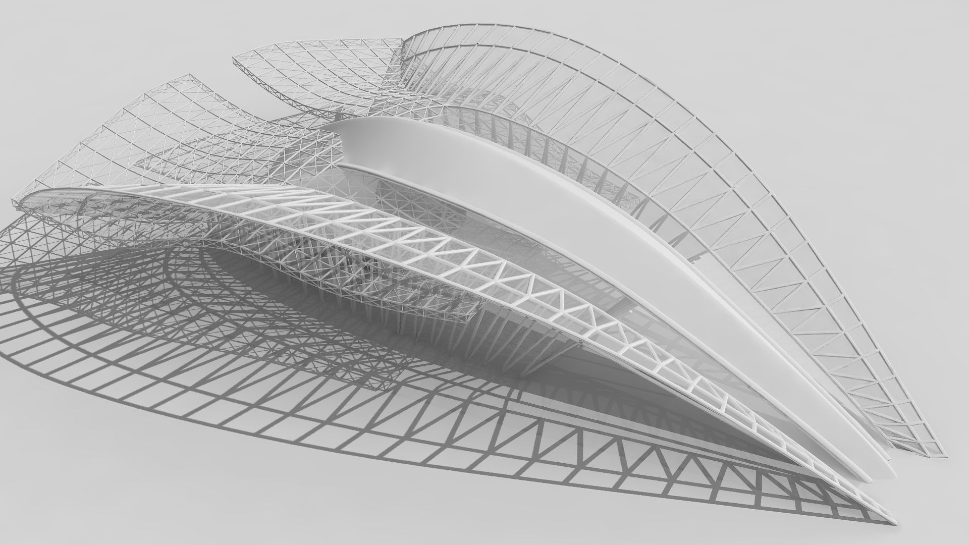 0004 - Parametric Shaded Station Structure 3D model_6