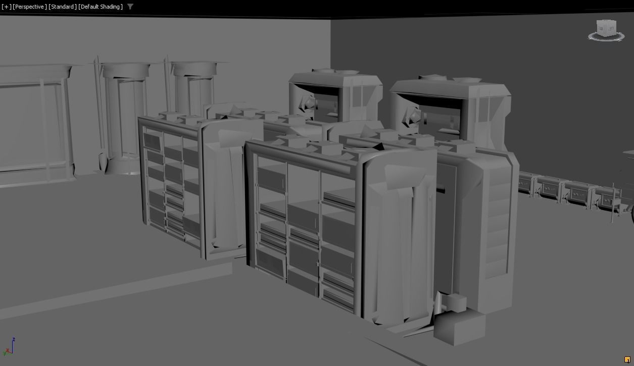 Sci-fi Lab- laboratory- interior 3D 3D model_3
