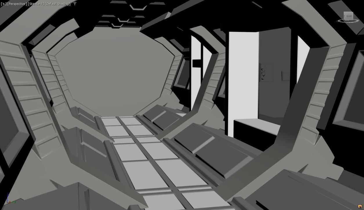 Sci-fi Lab- laboratory- interior 3D 3D model_9