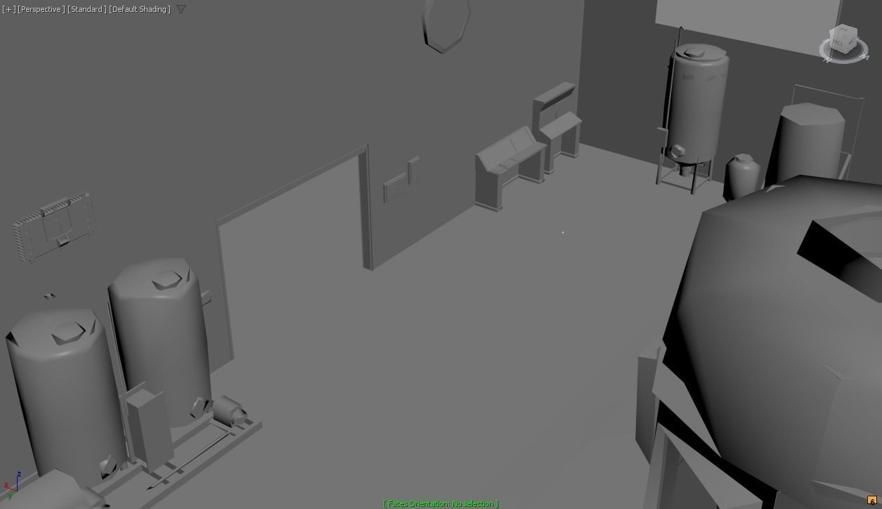 Sci-fi Lab- laboratory- interior 3D 3D model_6