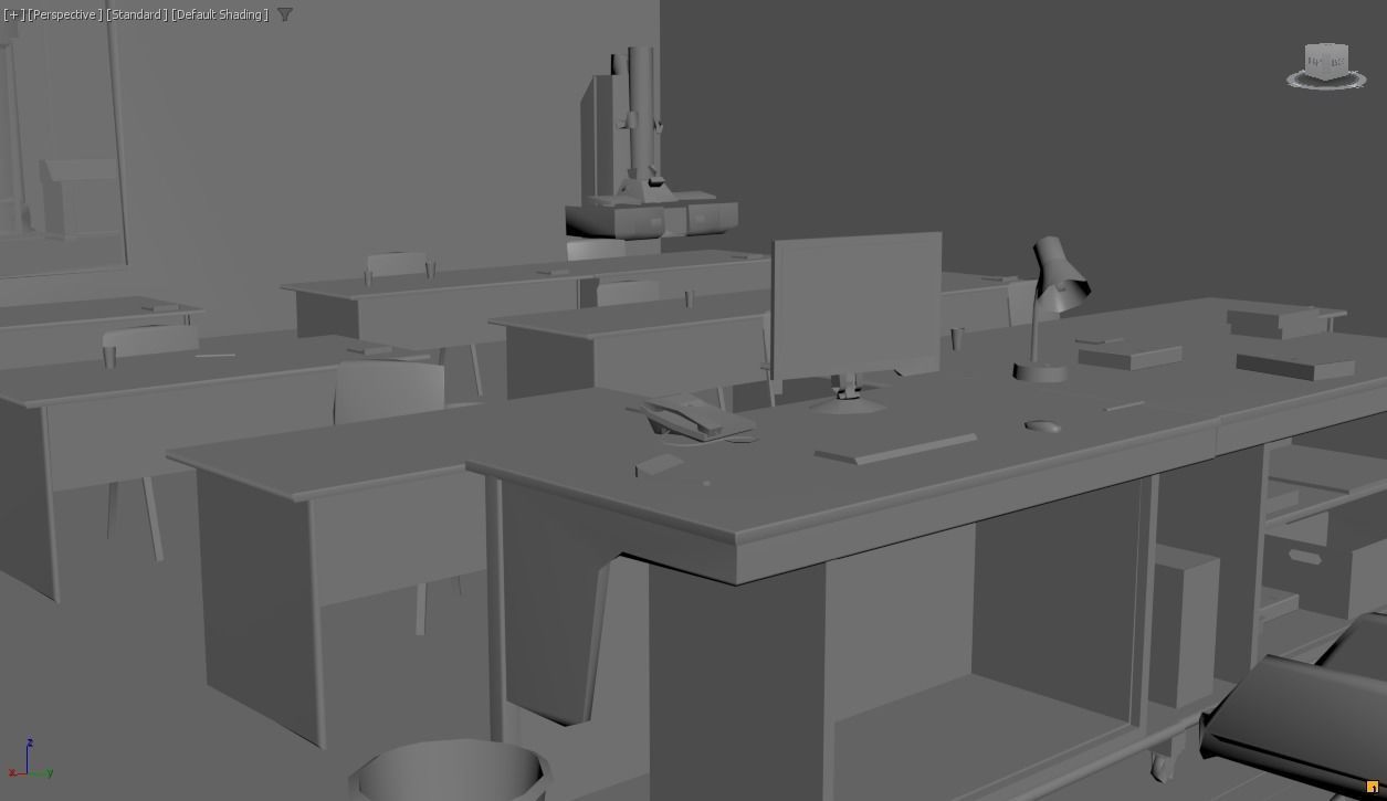 Sci-fi Lab- laboratory- interior 3D 3D model_1