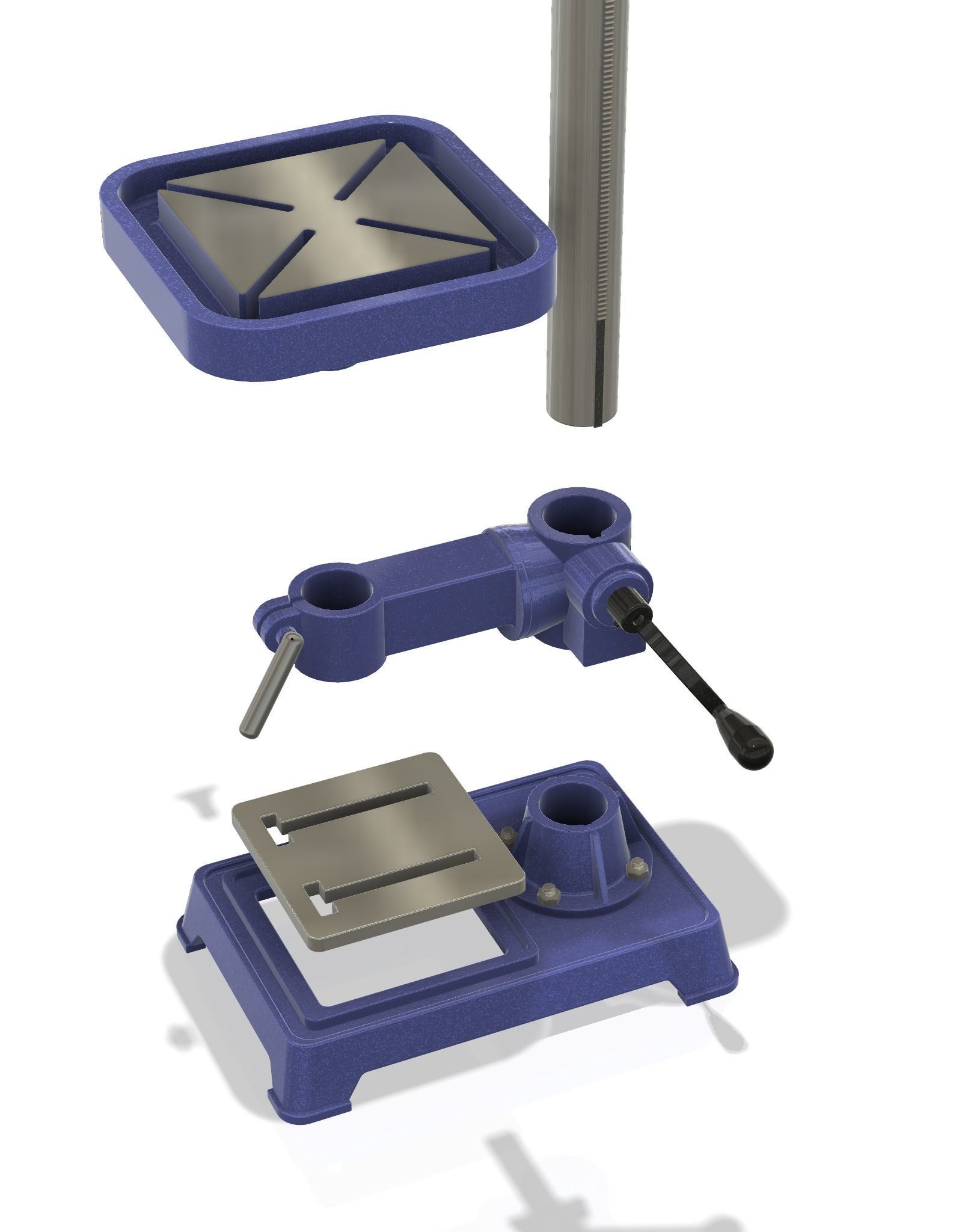 3d printable pillar drilling machine 1-24 3D print model_9