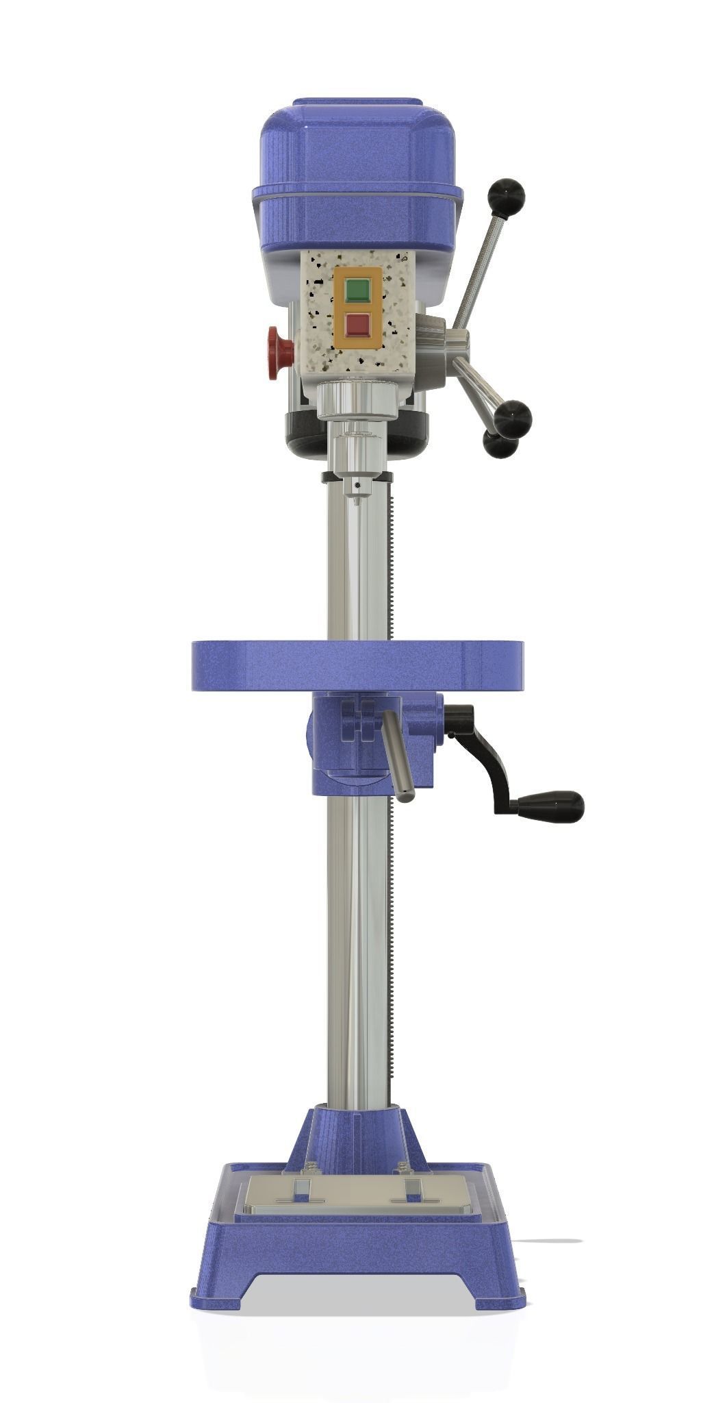 3d printable pillar drilling machine 1-24 3D print model_6