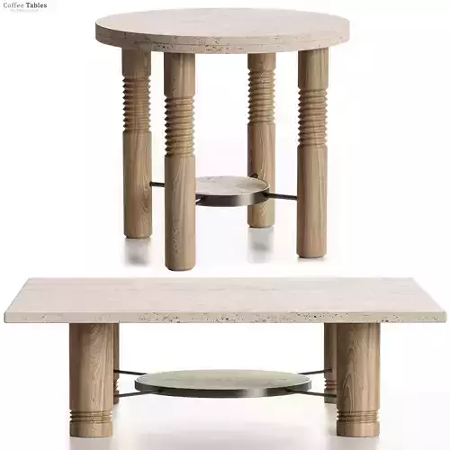 Revival Square and Round coffee Table 