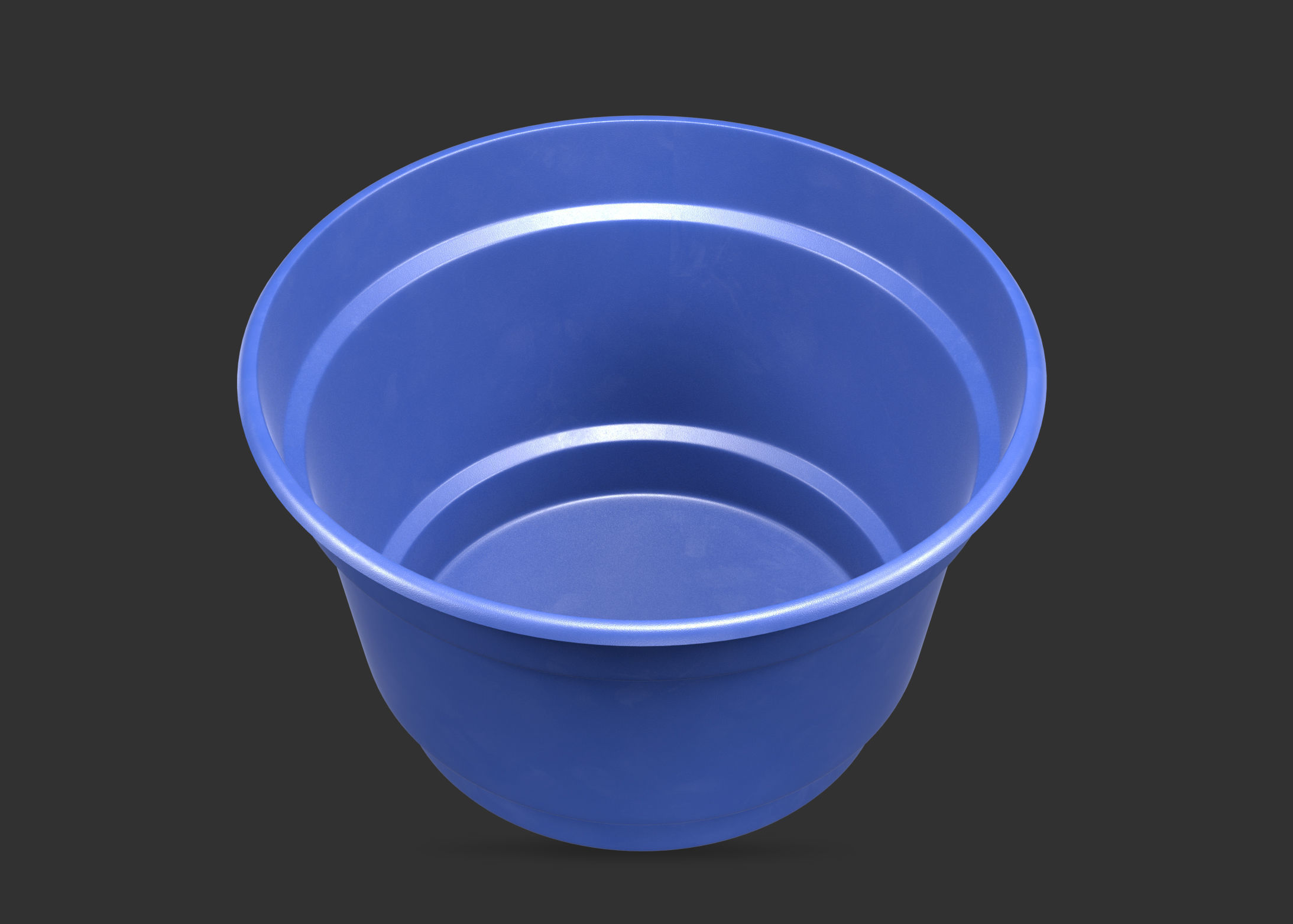 Water Tank Low-poly 3D model_4