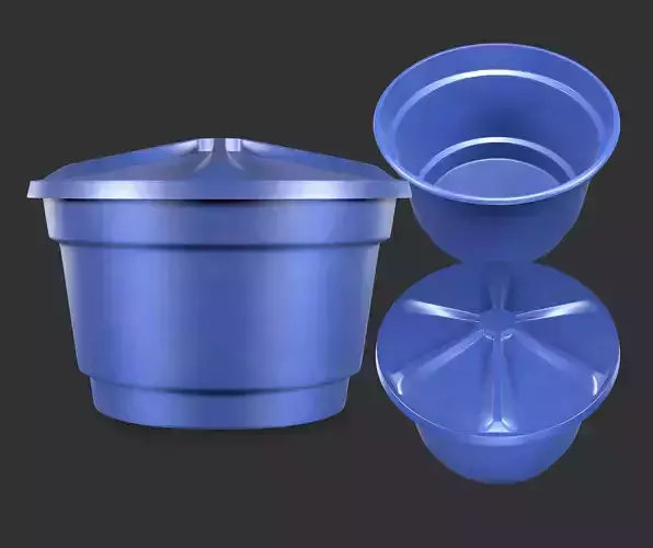 Water Tank Low-poly 3D model