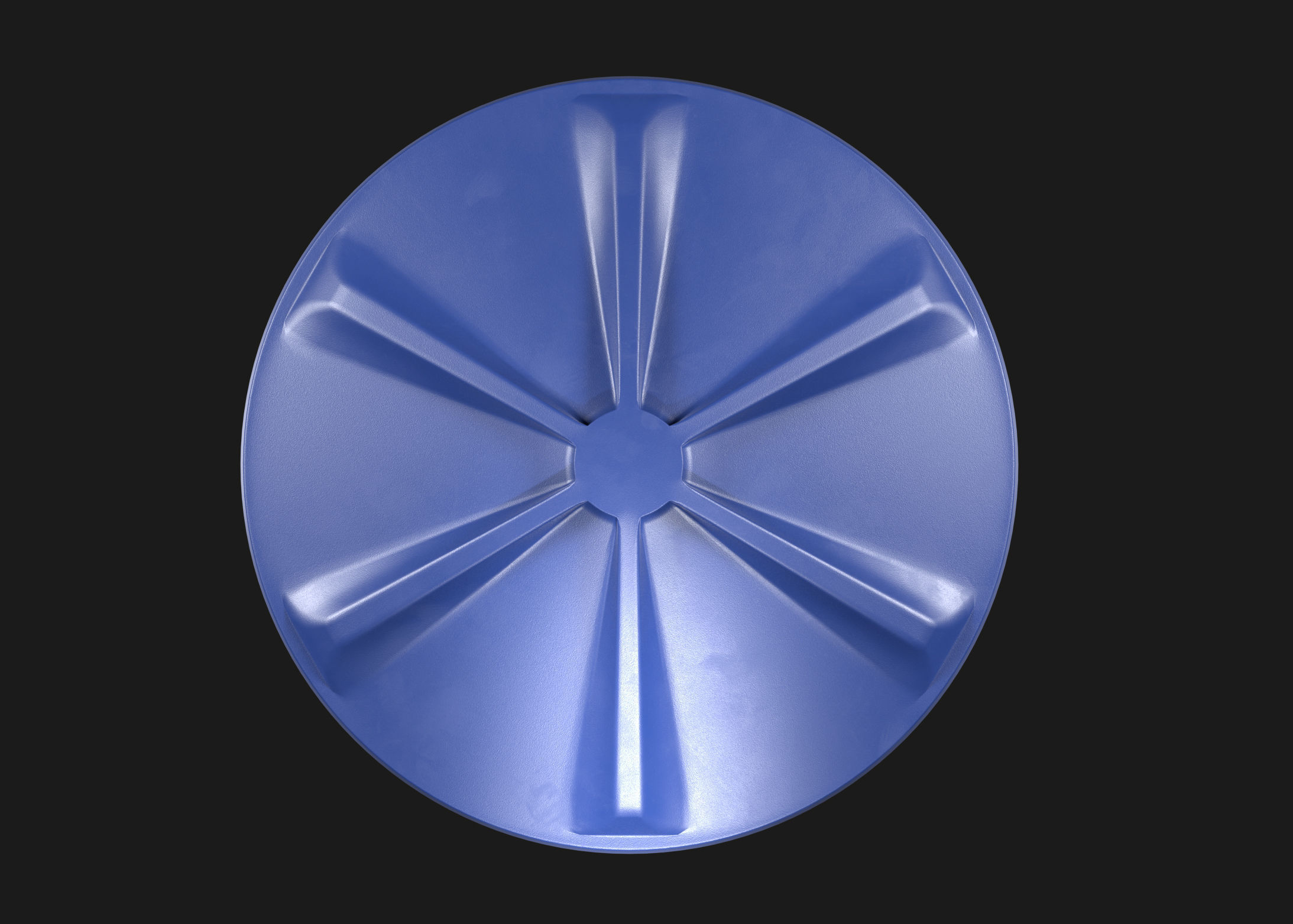 Water Tank Low-poly 3D model_2