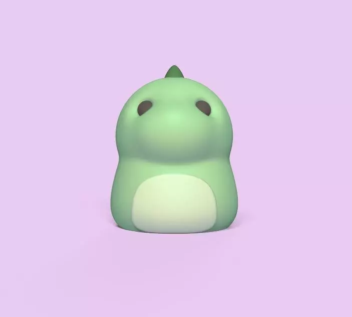 Flexi Little Dino 3D print model_0