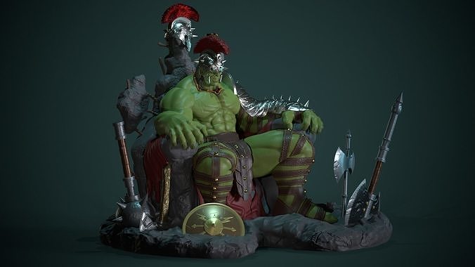 hulk on throne
