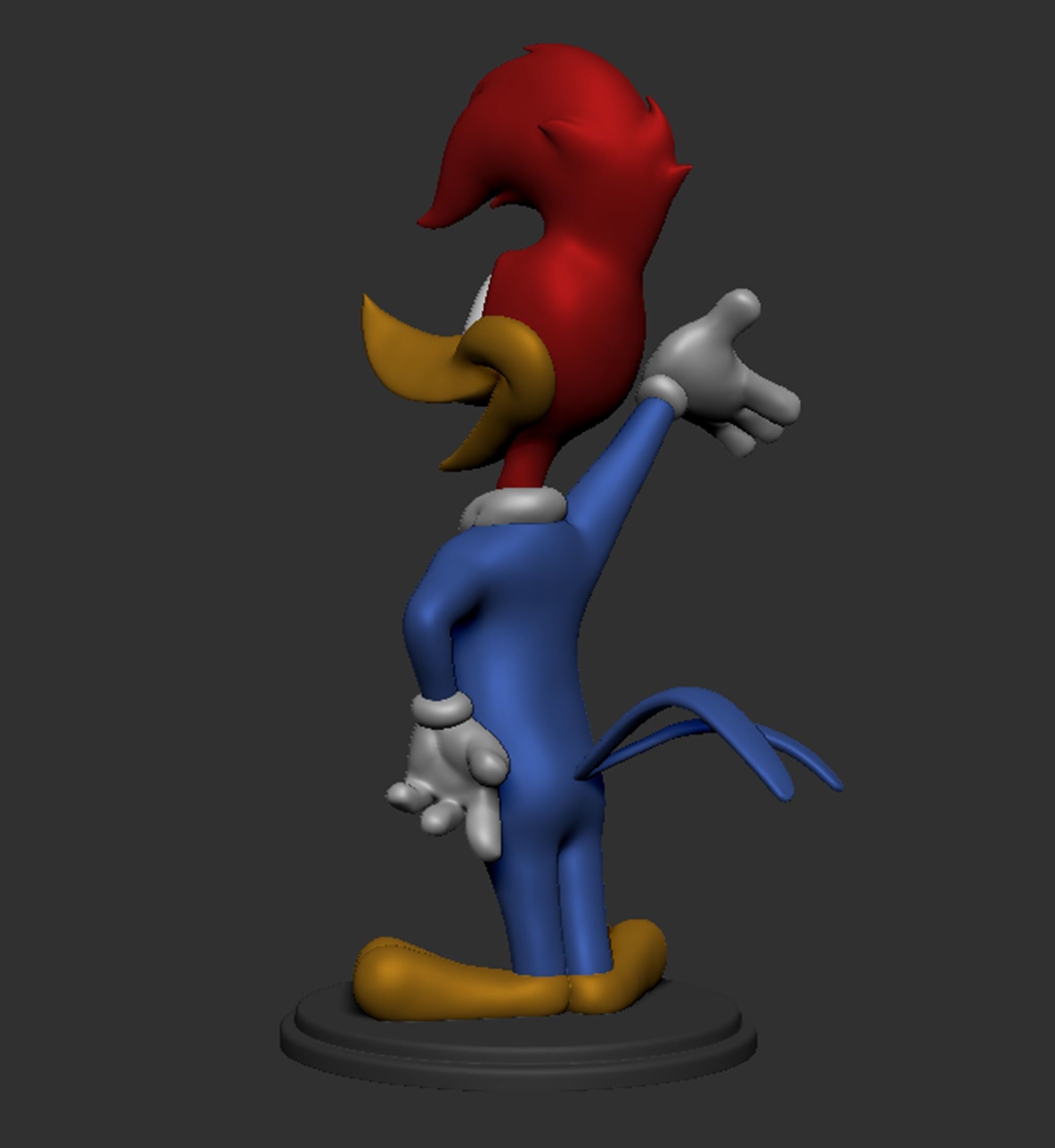 Woody Woodpecker 3D print model_14