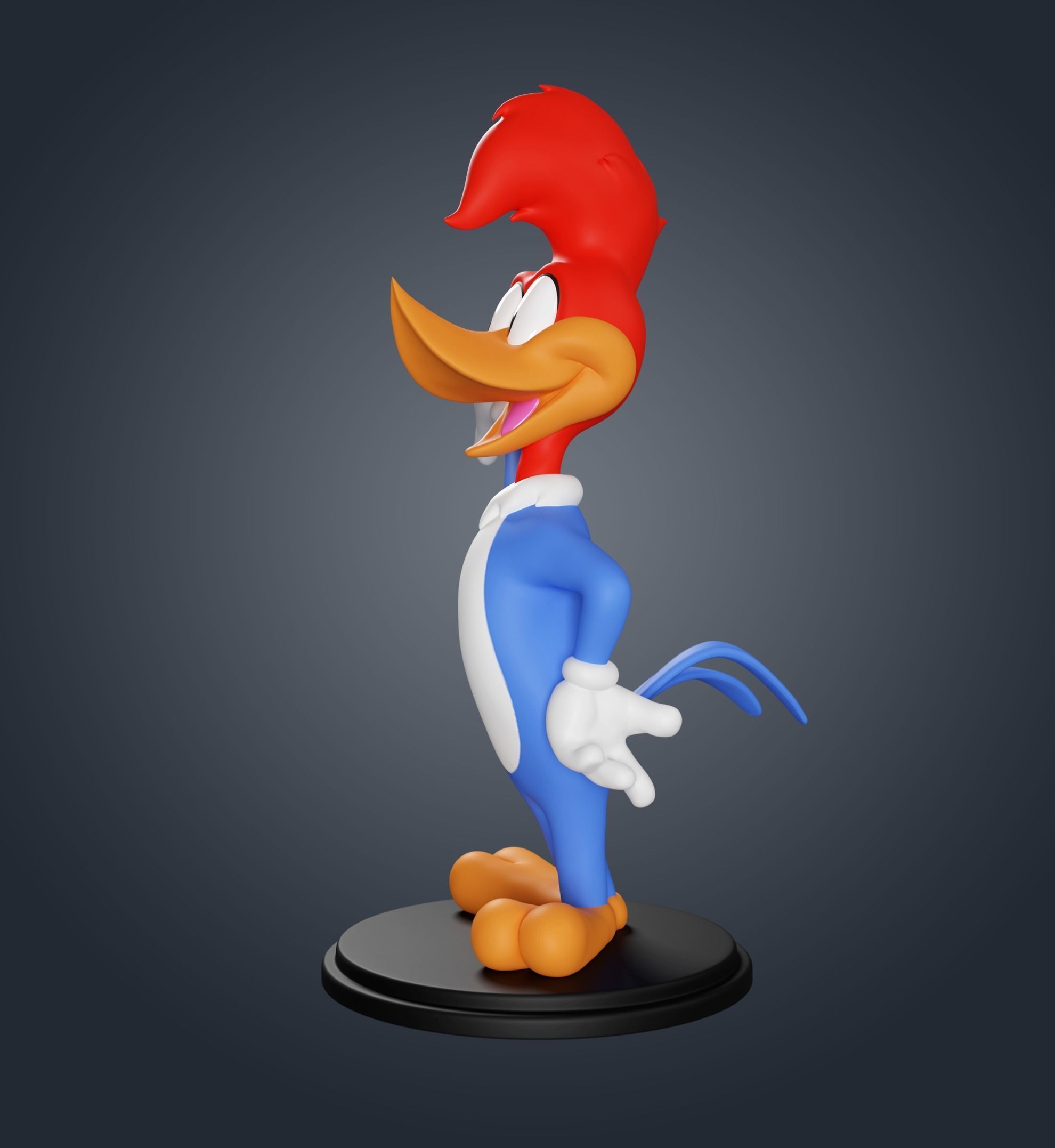 Woody Woodpecker 3D print model_7