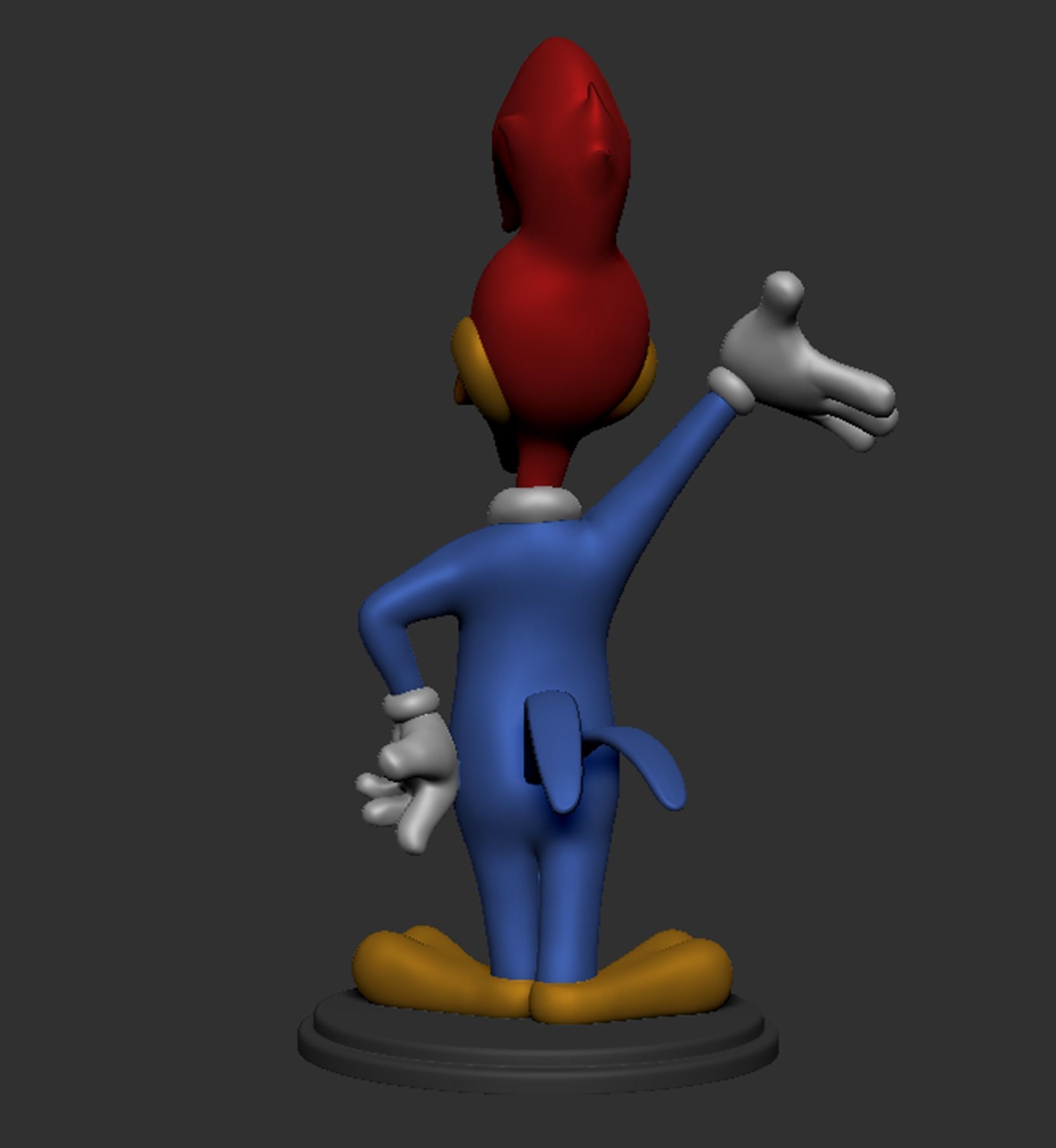 Woody Woodpecker 3D print model_13