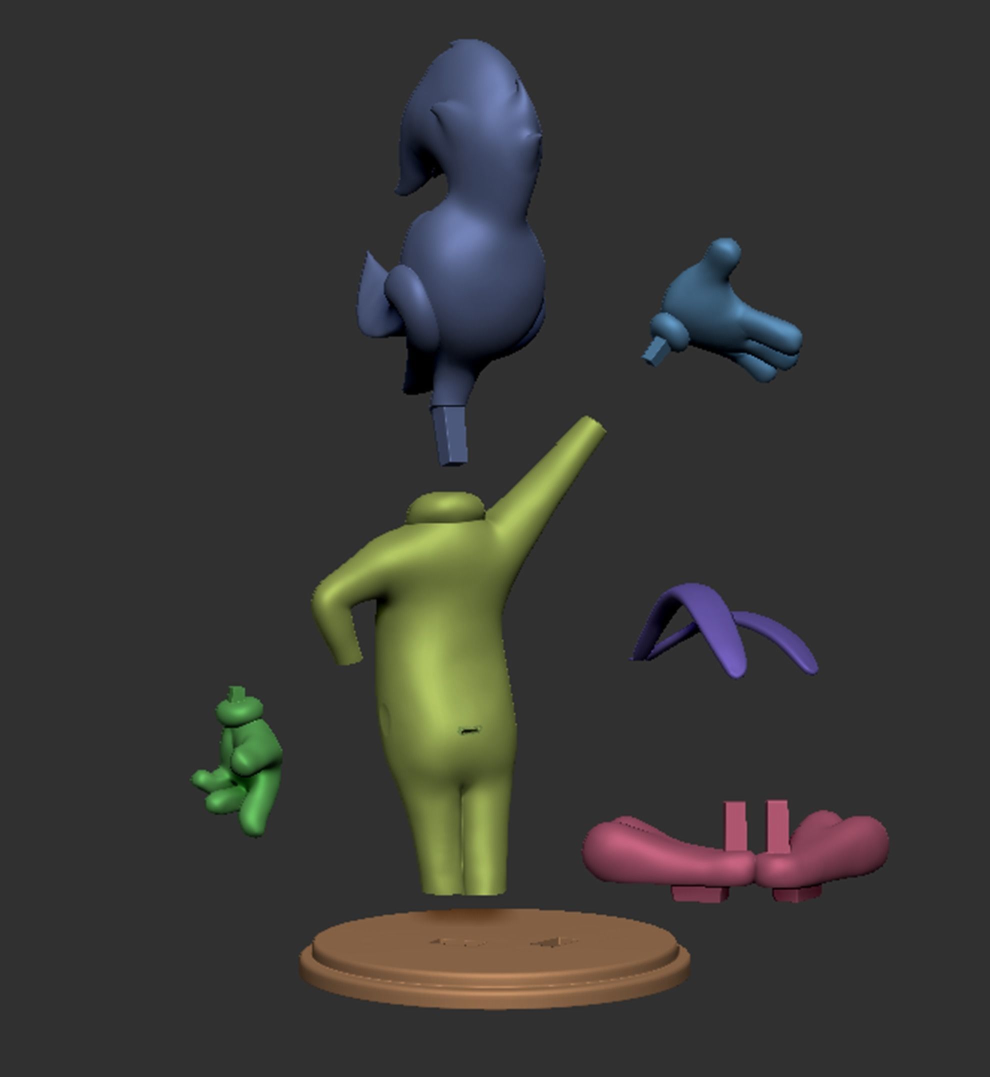 Woody Woodpecker 3D print model_28